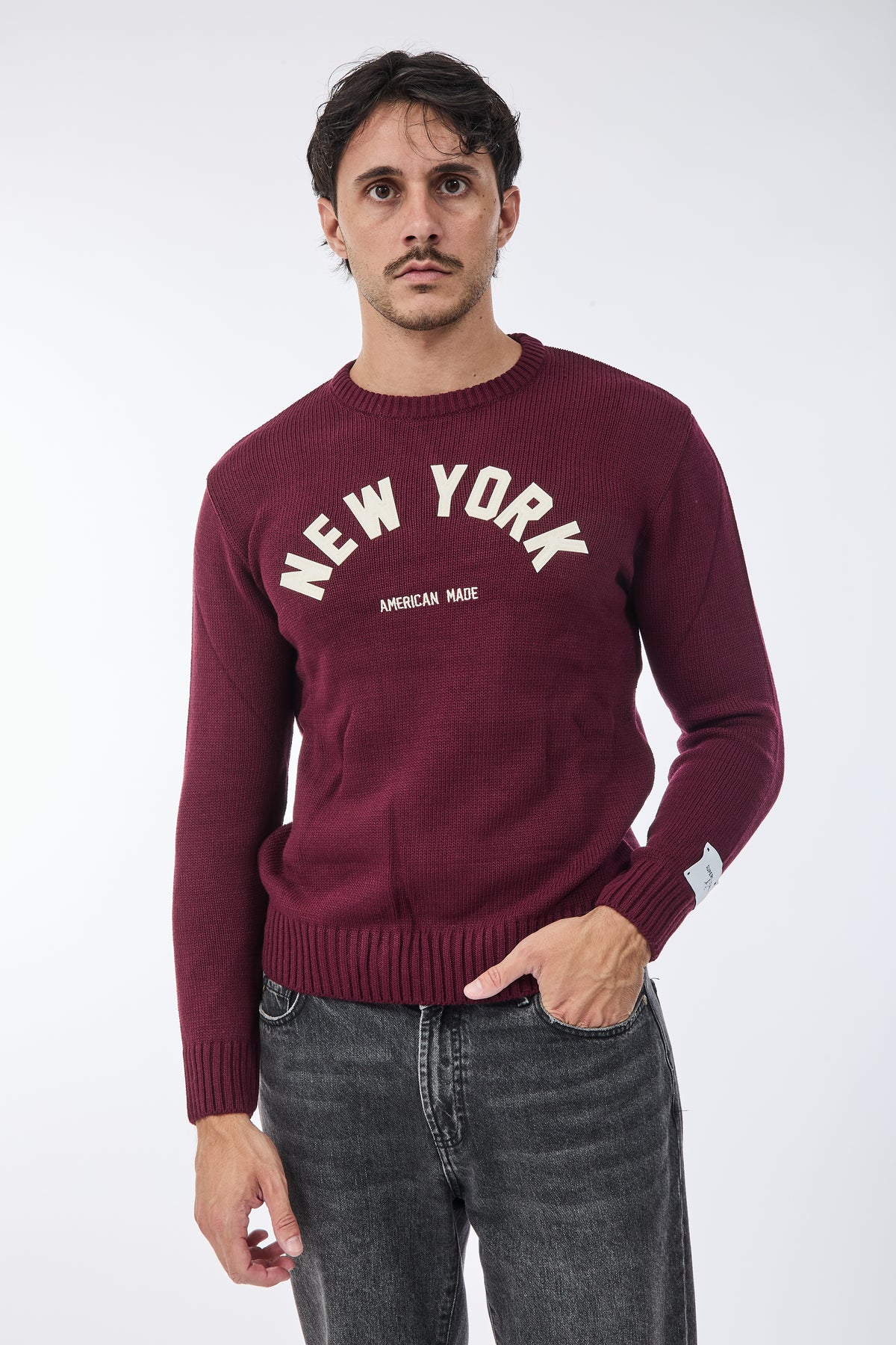 Maglione Superculture AK7011 Bordeaux