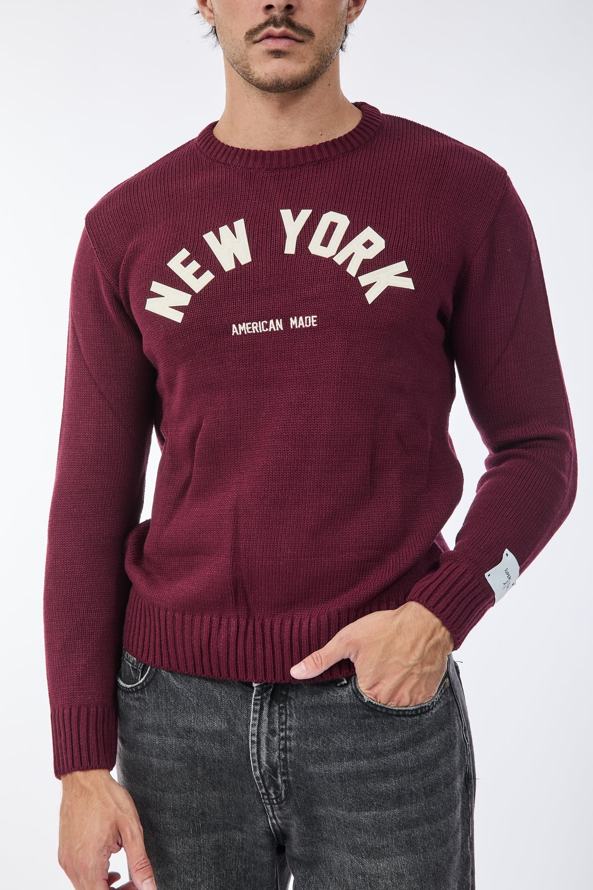 Maglione Superculture AK7011 Bordeaux
