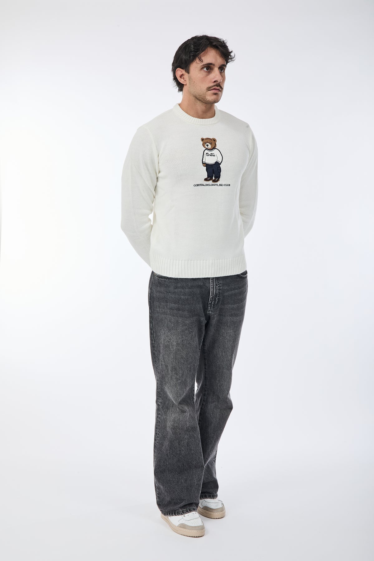 Maglione Superculture AK7043 Bianco