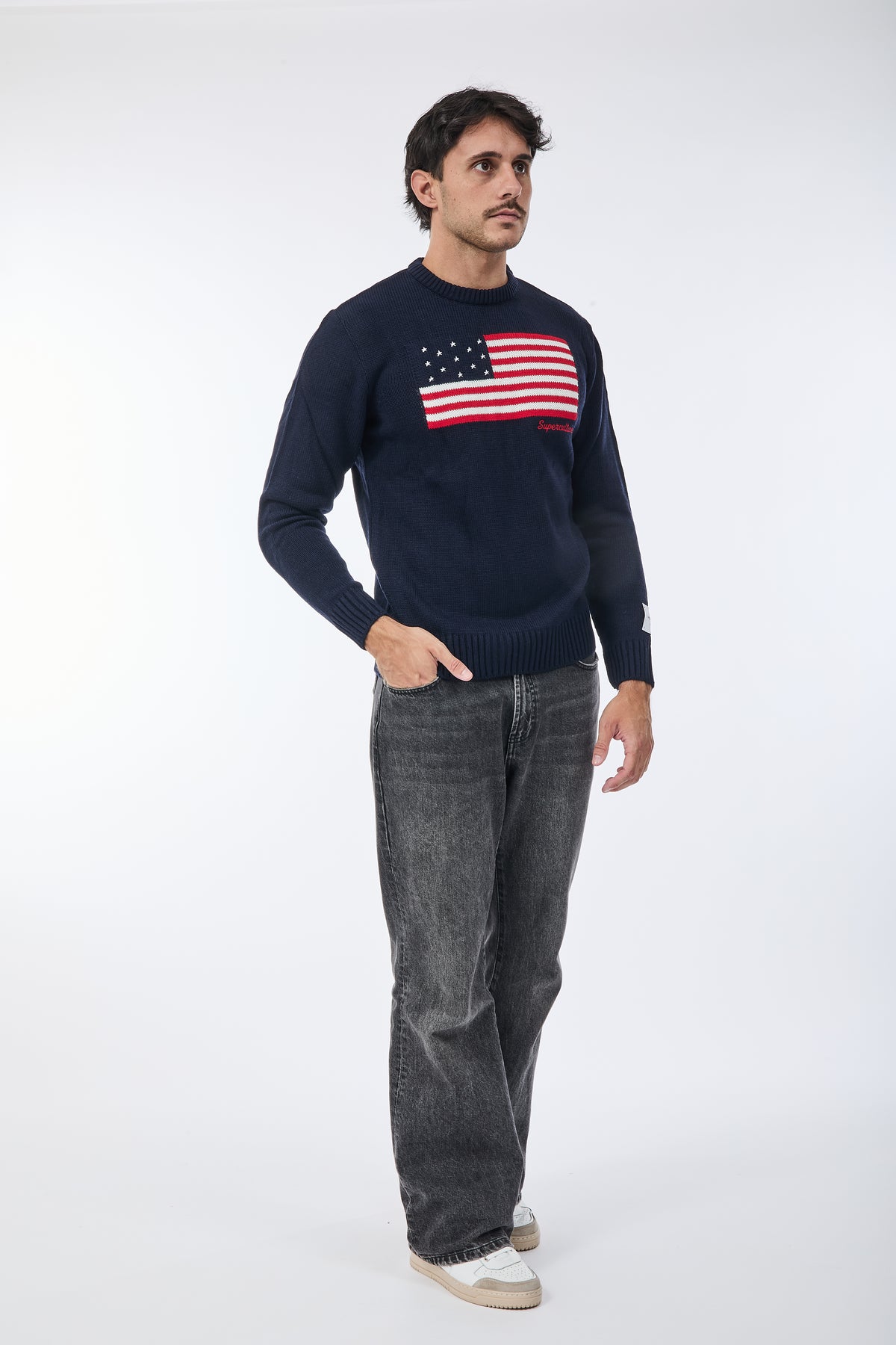 Maglione Superculture AK7021 Blu