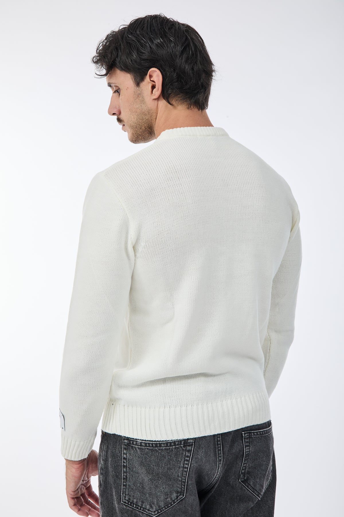 Maglione Superculture AK7021 Bianco