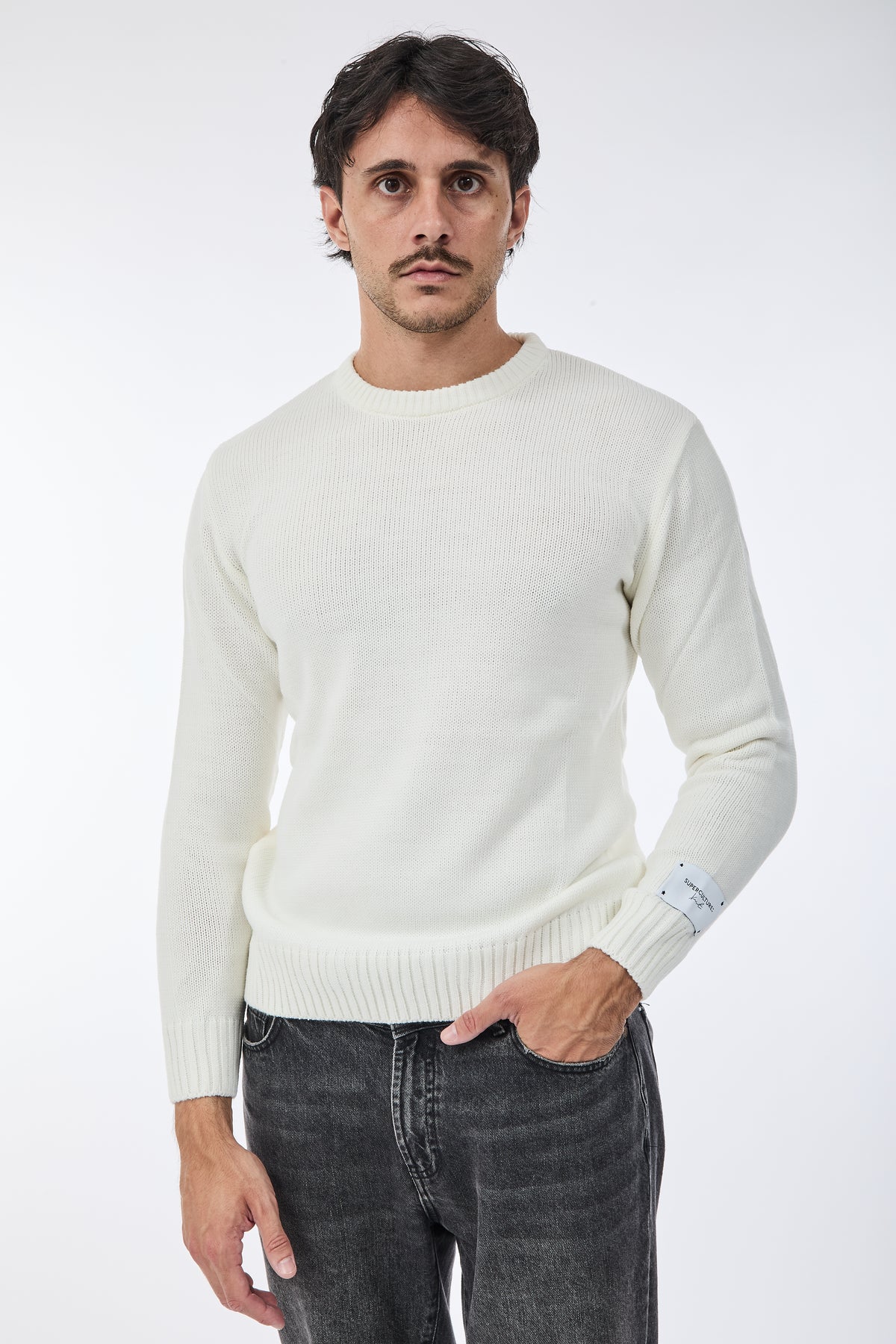Maglione Superculture Tom Bianco