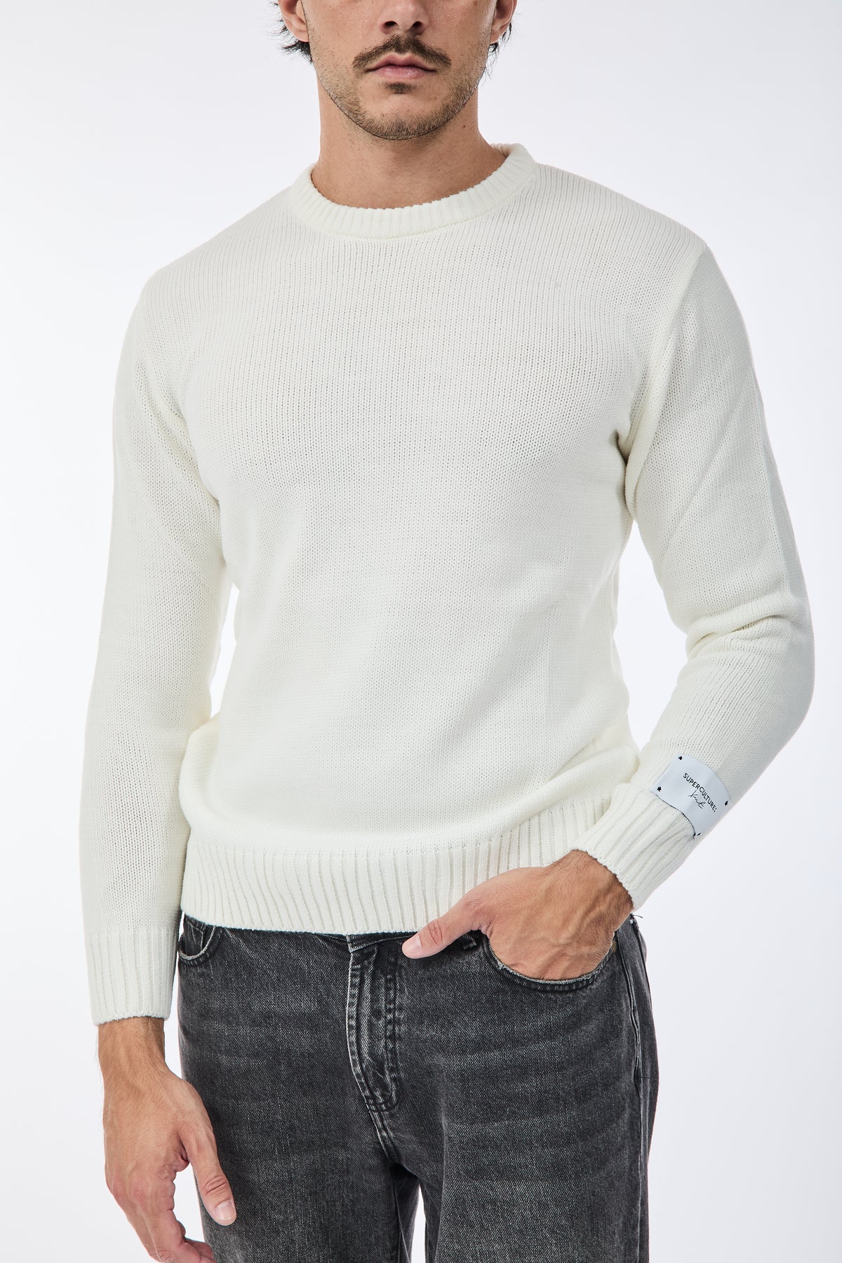 Maglione Superculture Tom Bianco