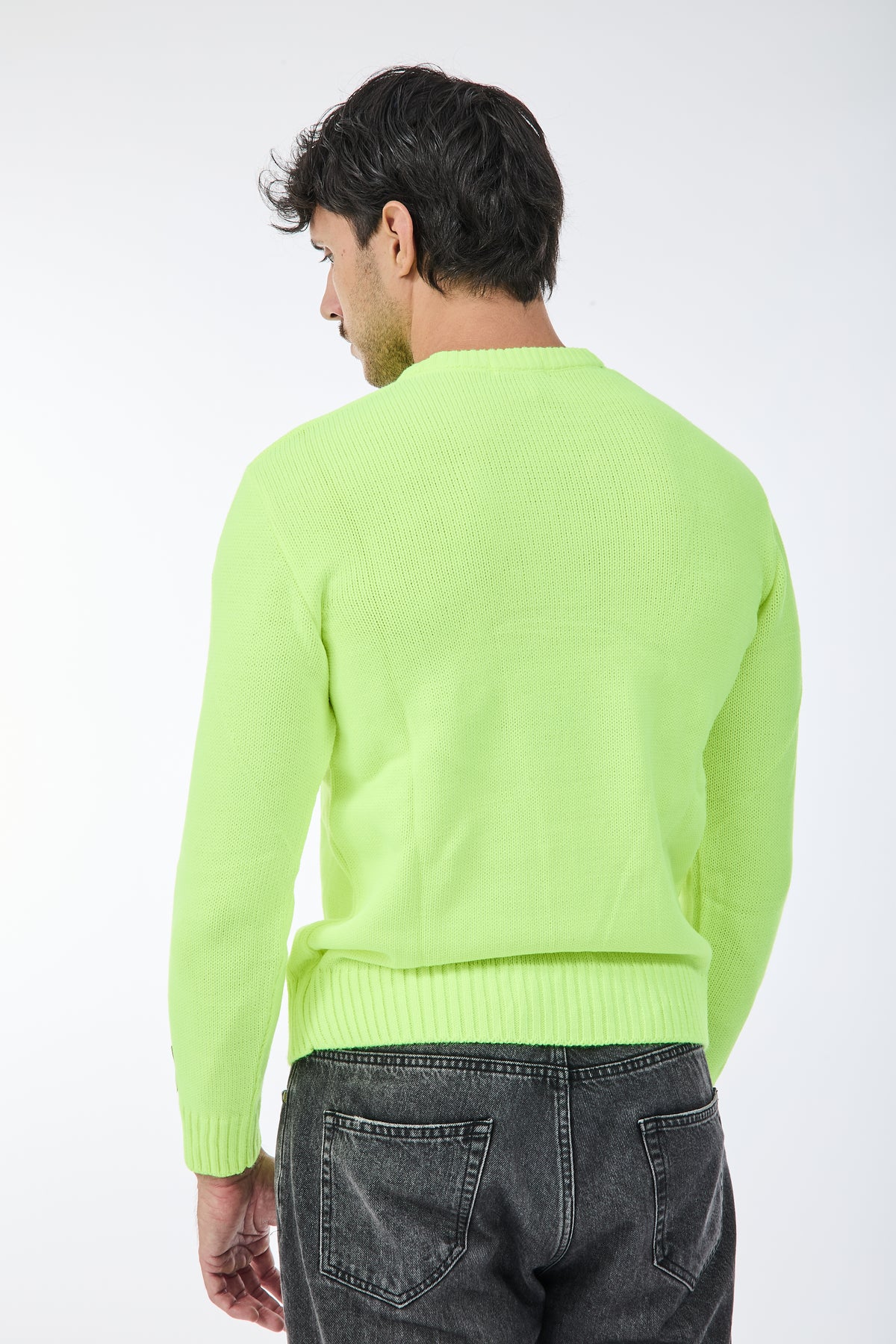 Maglione Superculture Tom Giallo Fluo
