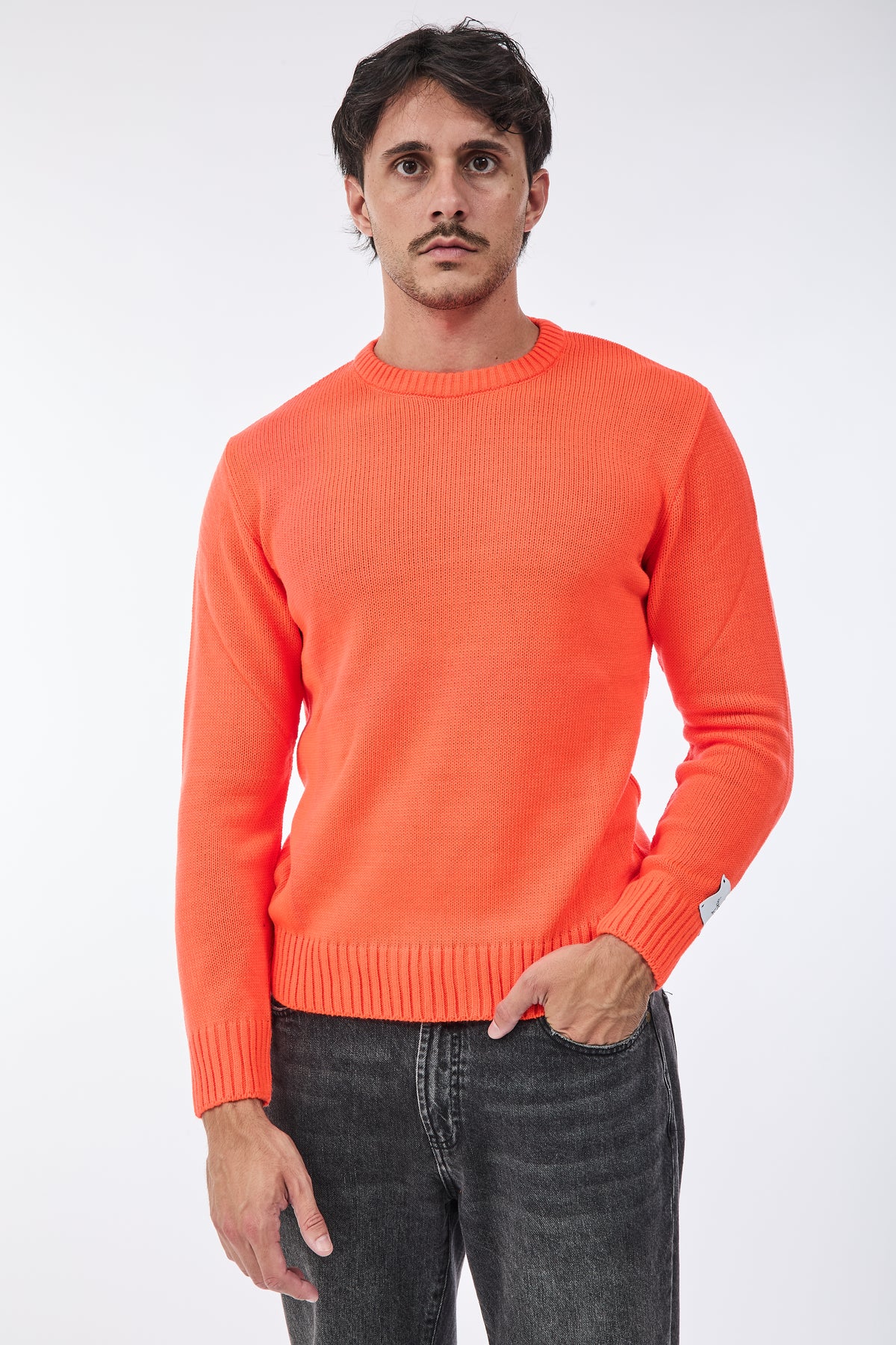 Maglione Superculture Tom Arancio Fluo
