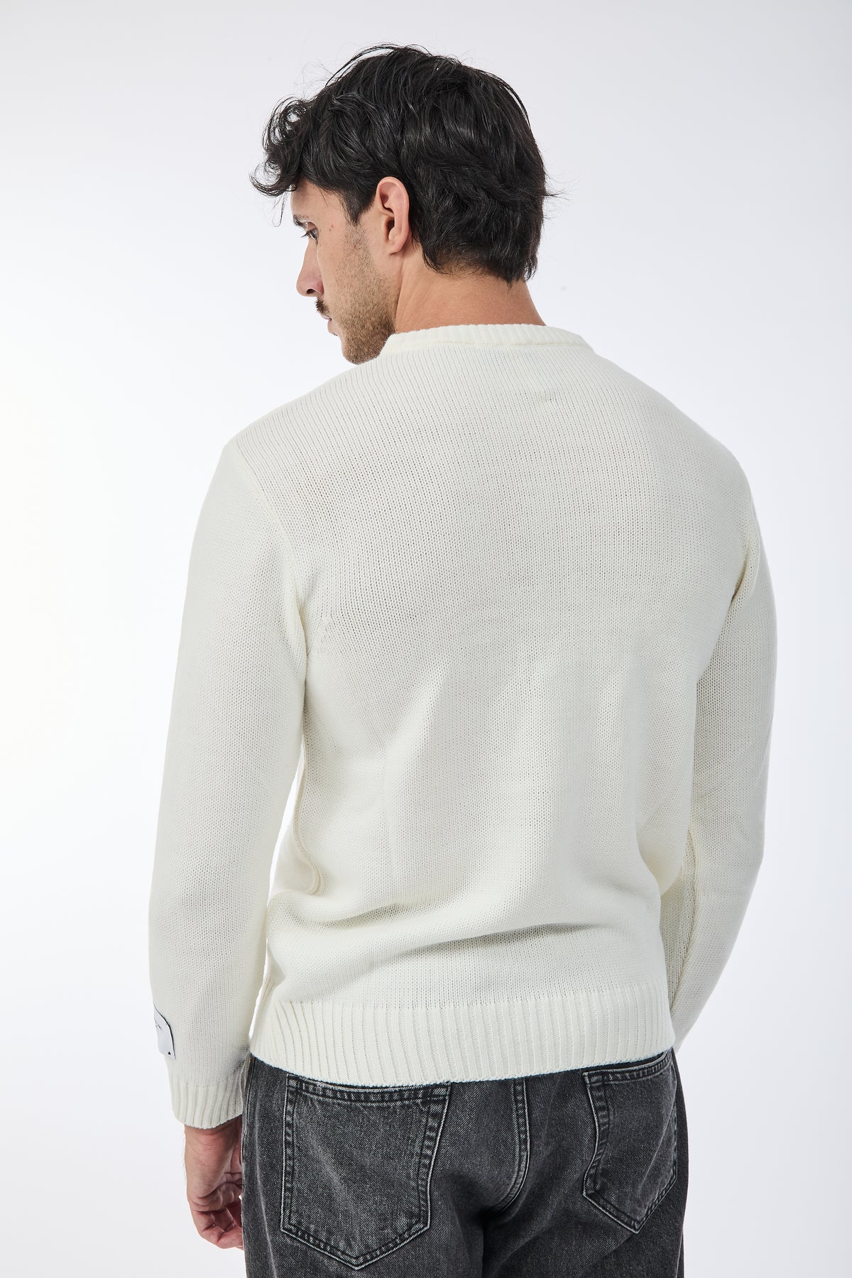 Maglione Superculture AK7023 Bianco