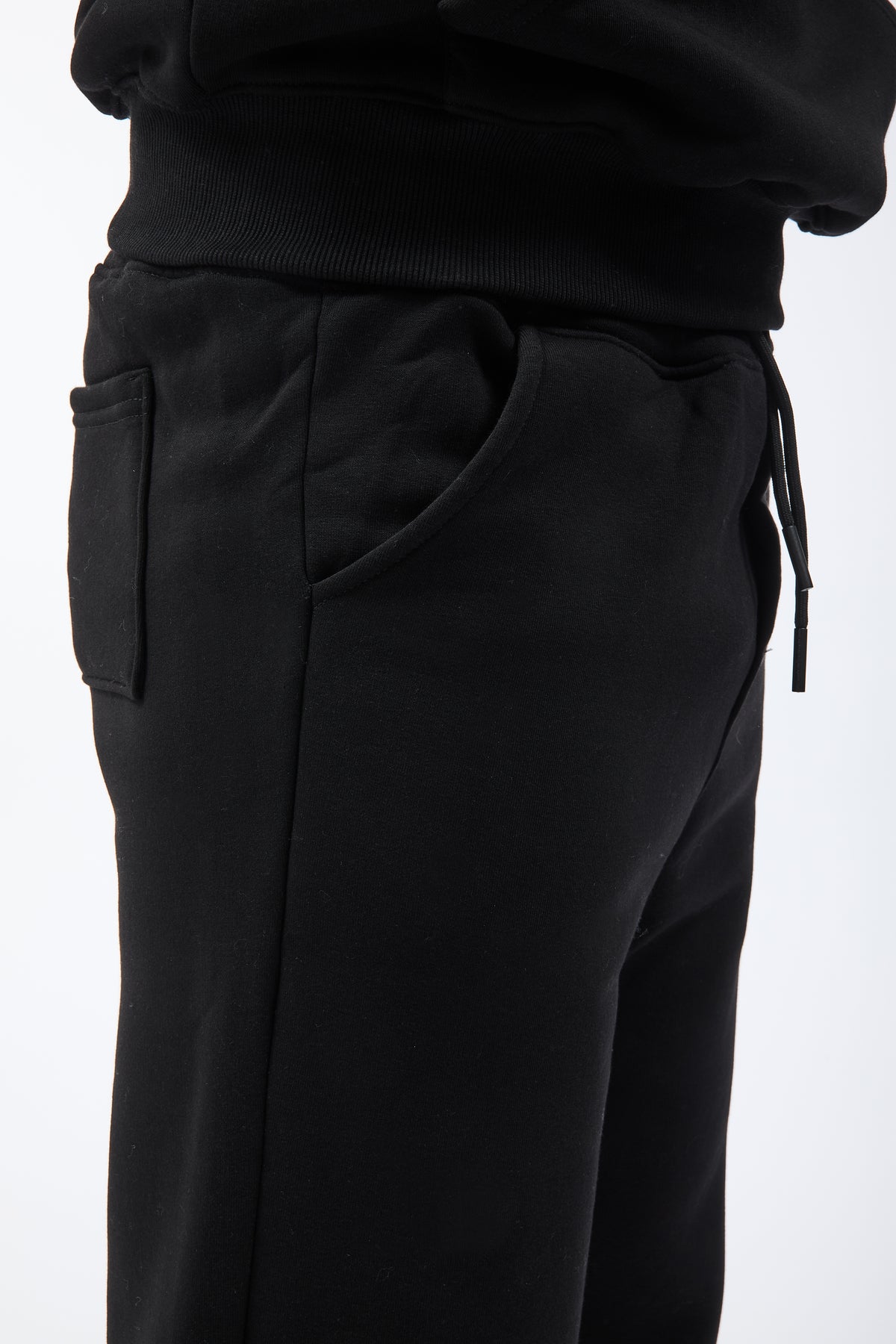 Pantalone Superculture Felpa Palazzo James Nero