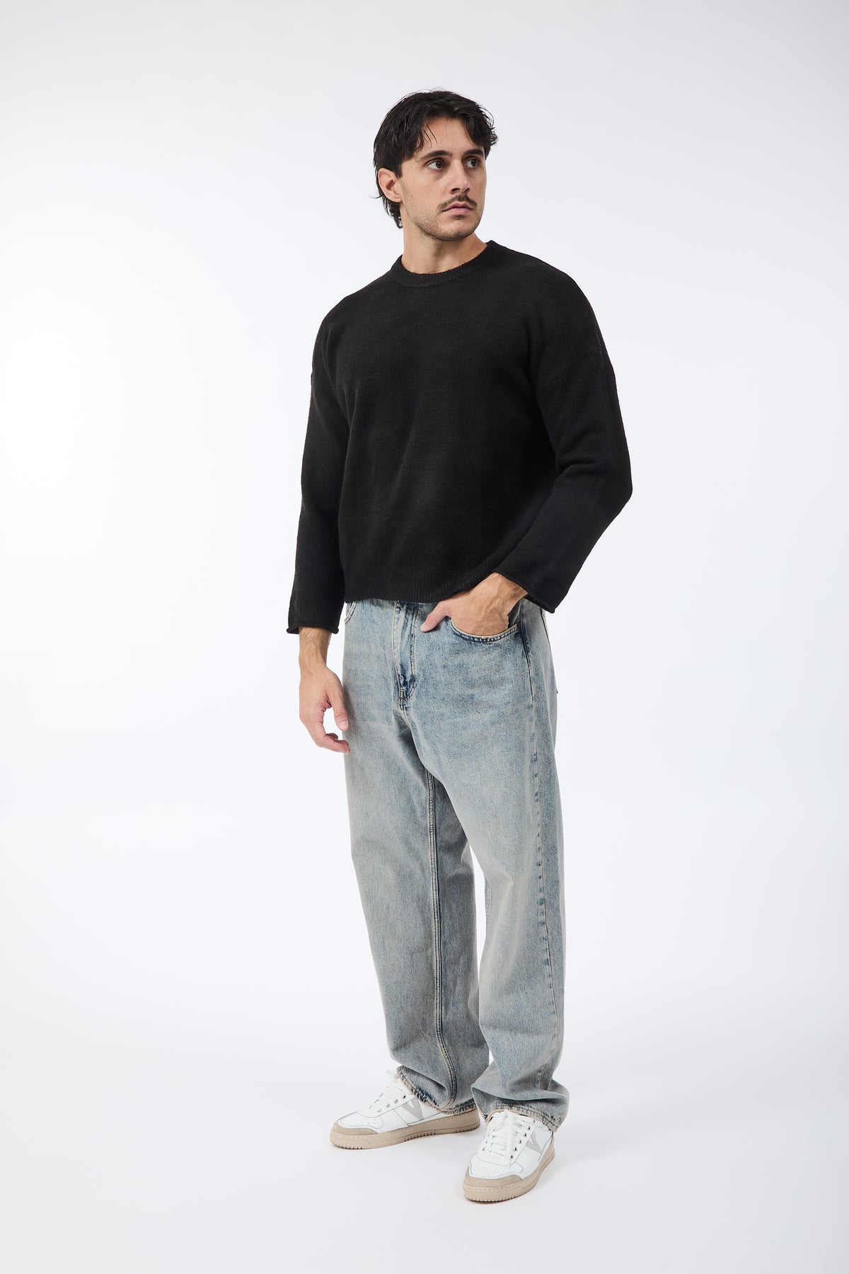 Maglione Berna Cropped Nero 281