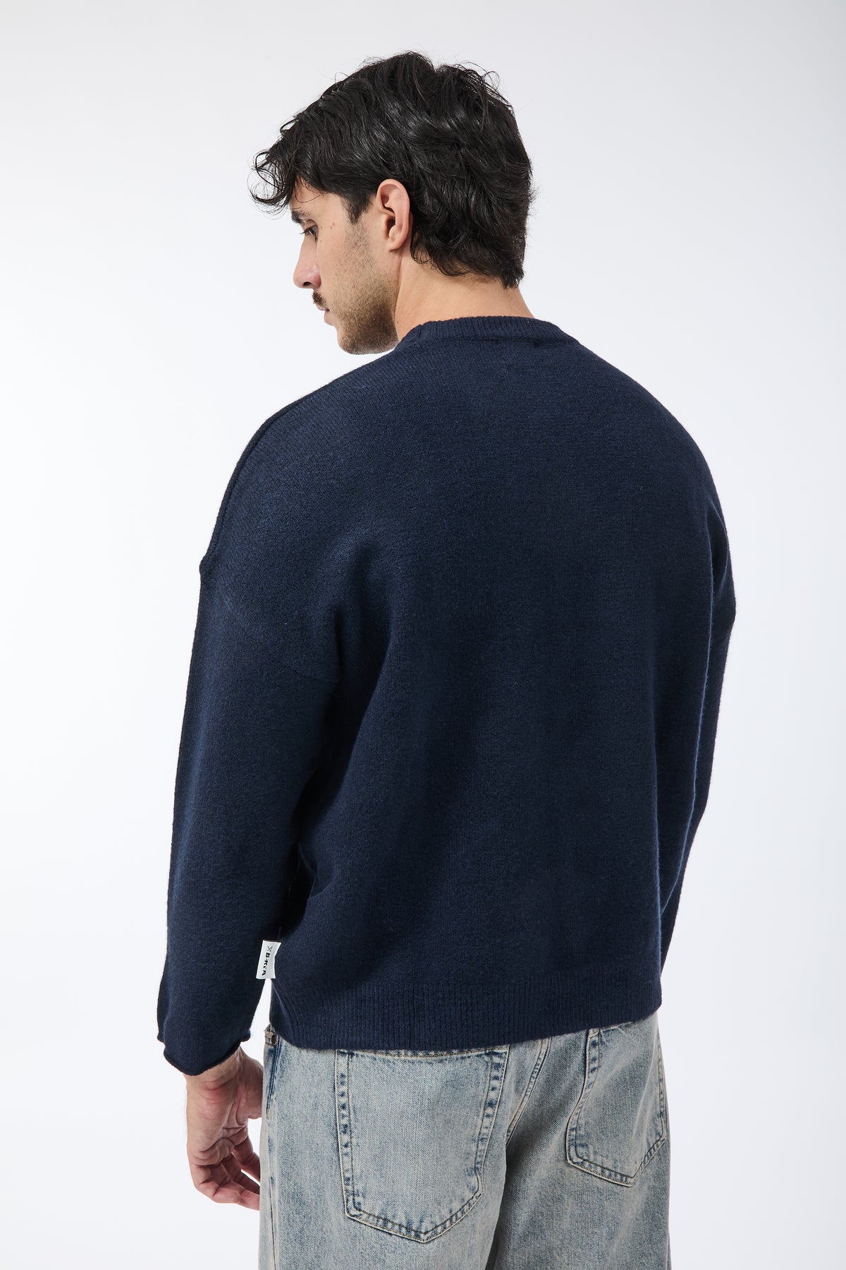 Maglione Berna Cropped Blu 281