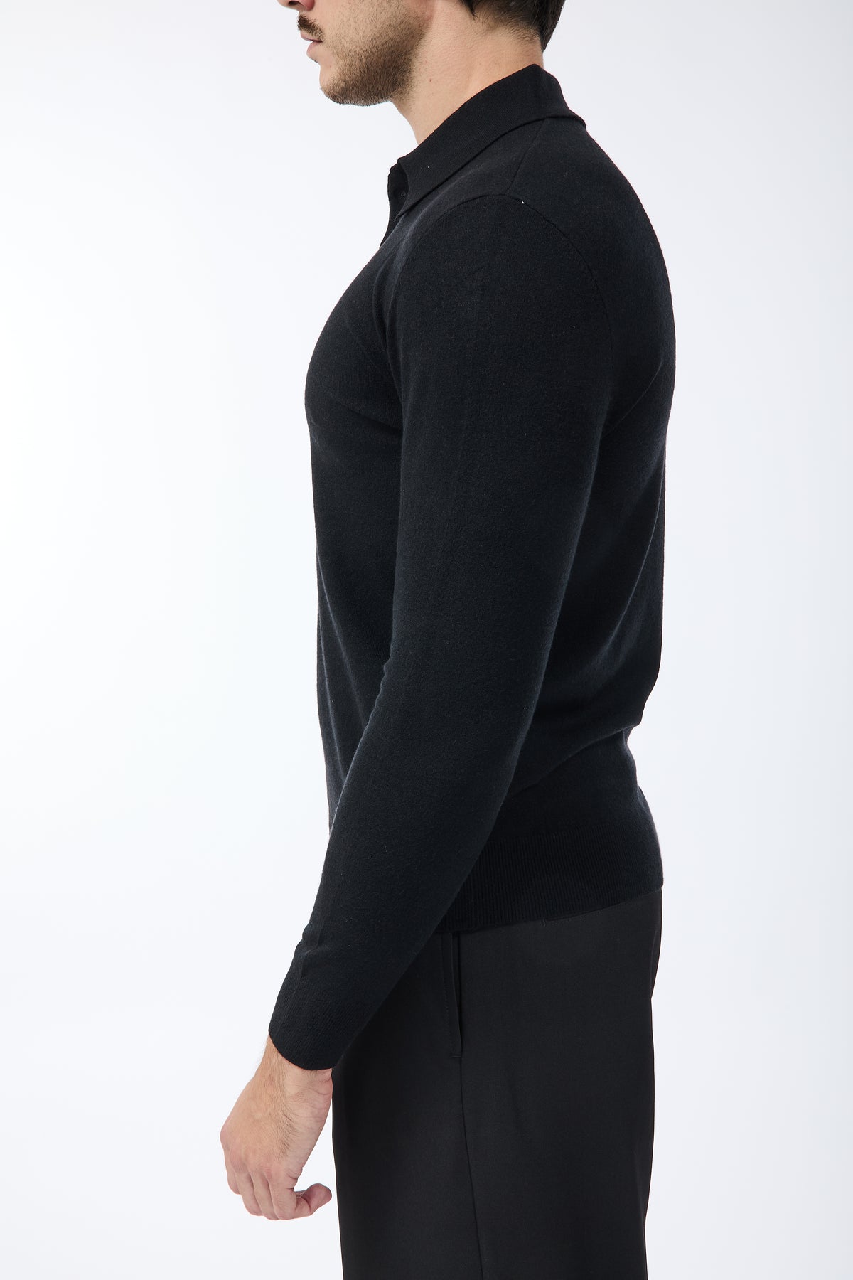 Maglioncino Polo Gianni Lupo 508 Nero