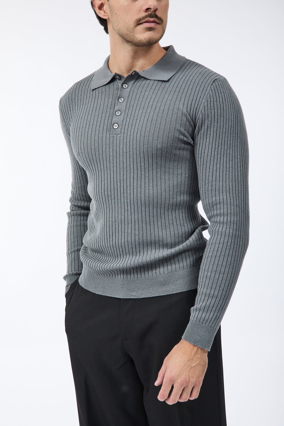 Maglioncino Polo Berna Costina Grigio