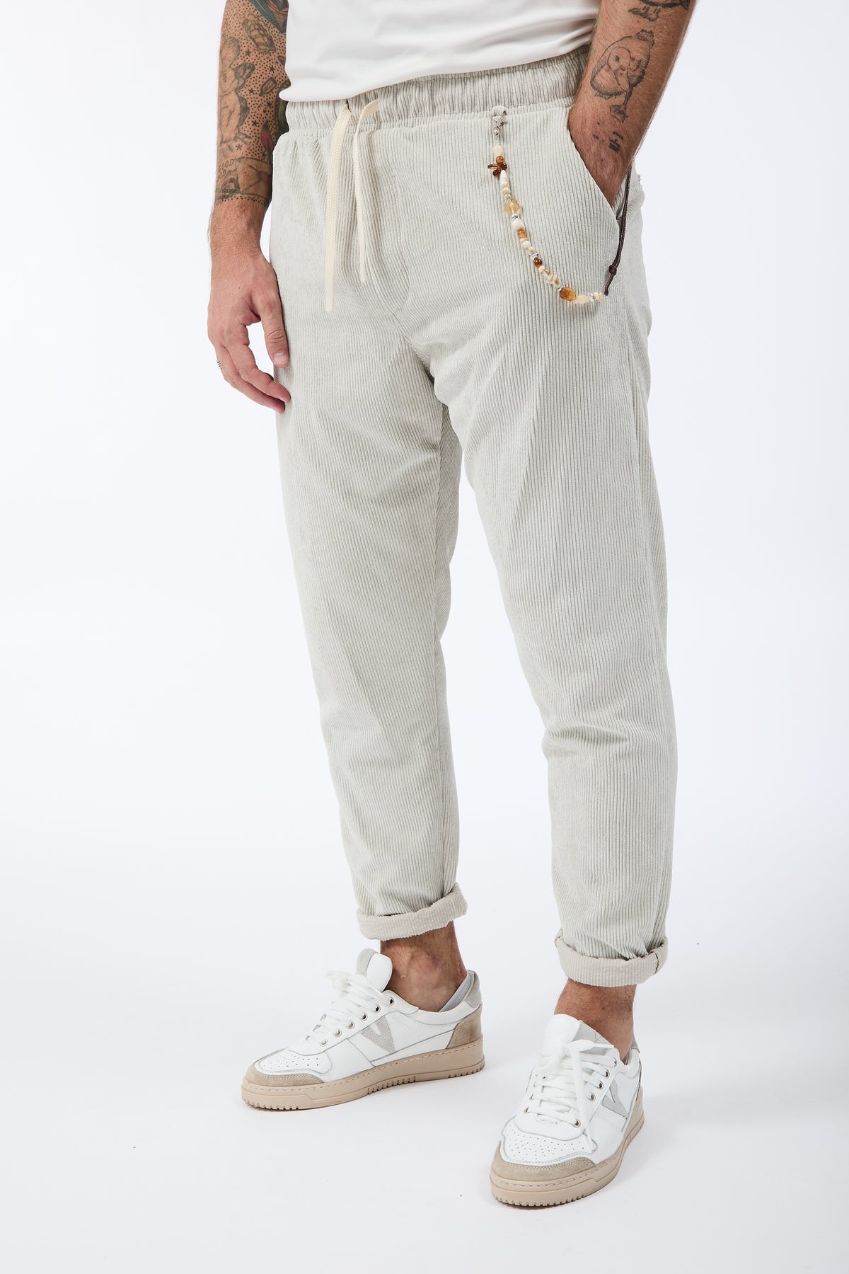 Pantalaccio Over-d Velluto Panna P66