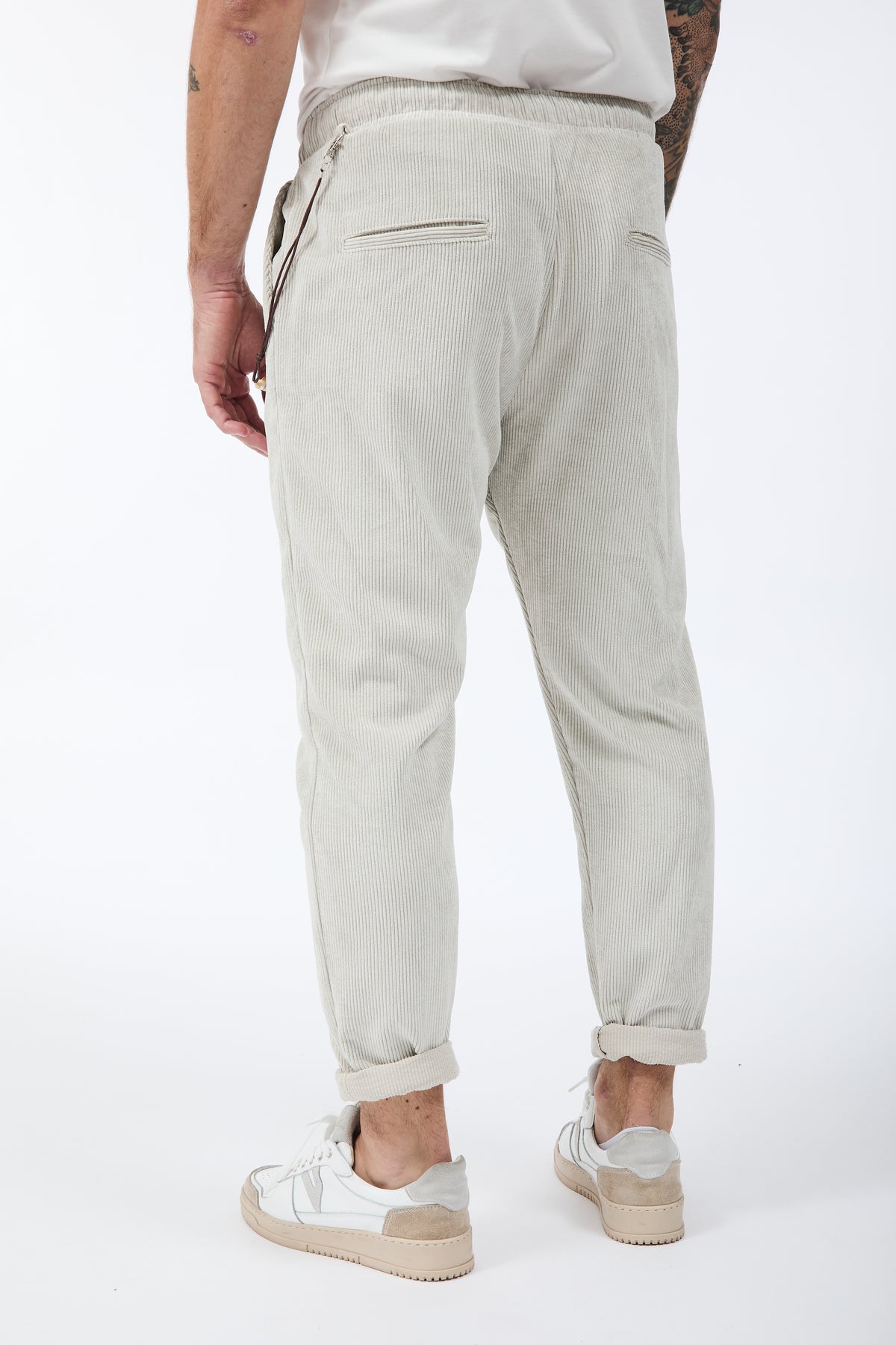 Pantalaccio Over-d Velluto Panna P66