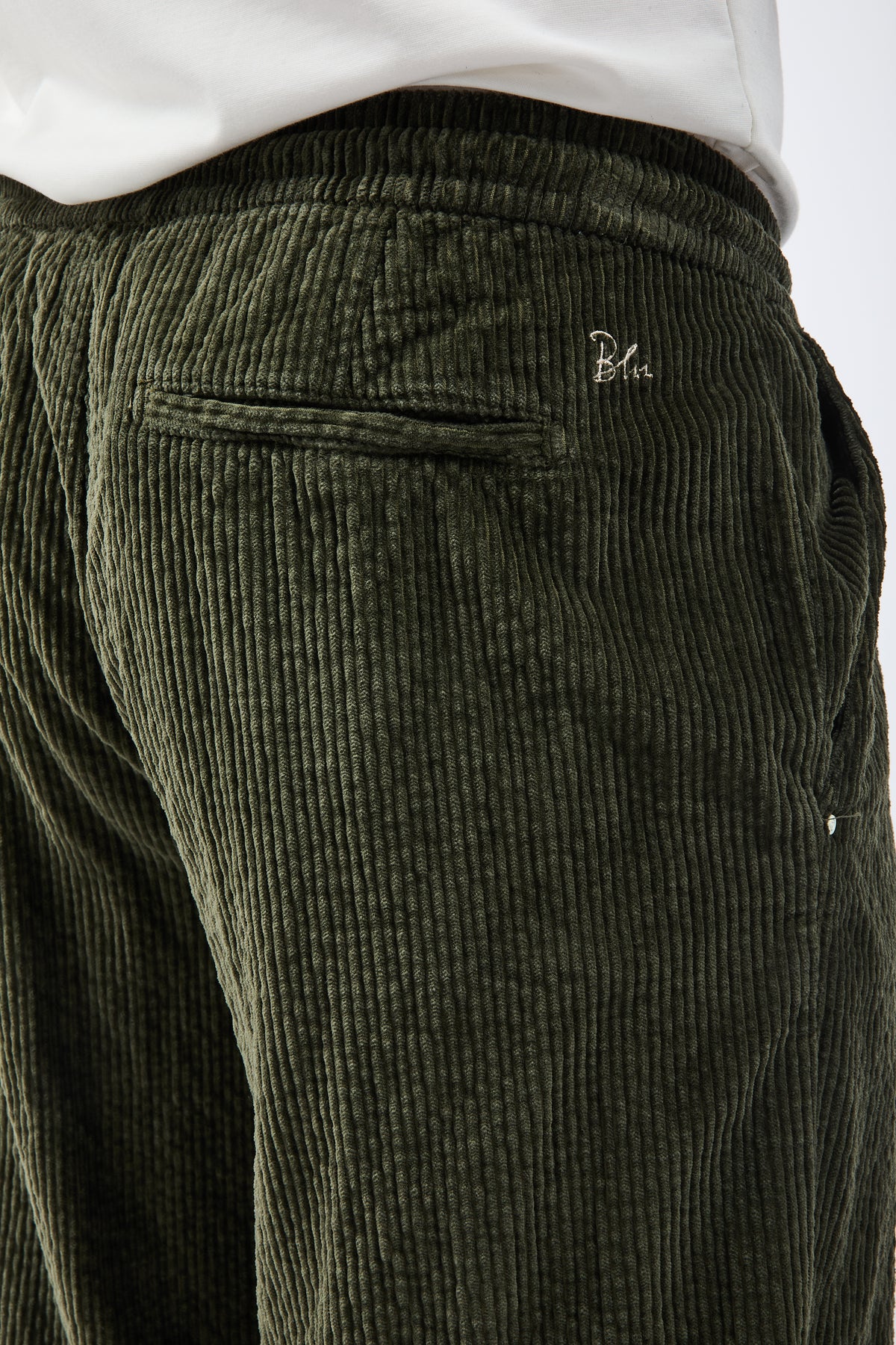 Pantalaccio Block Eleven Velluto Verde 66