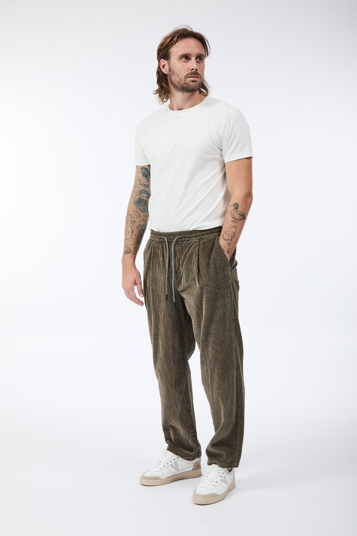 Pantalaccio Block Eleven Velluto Cognac 66