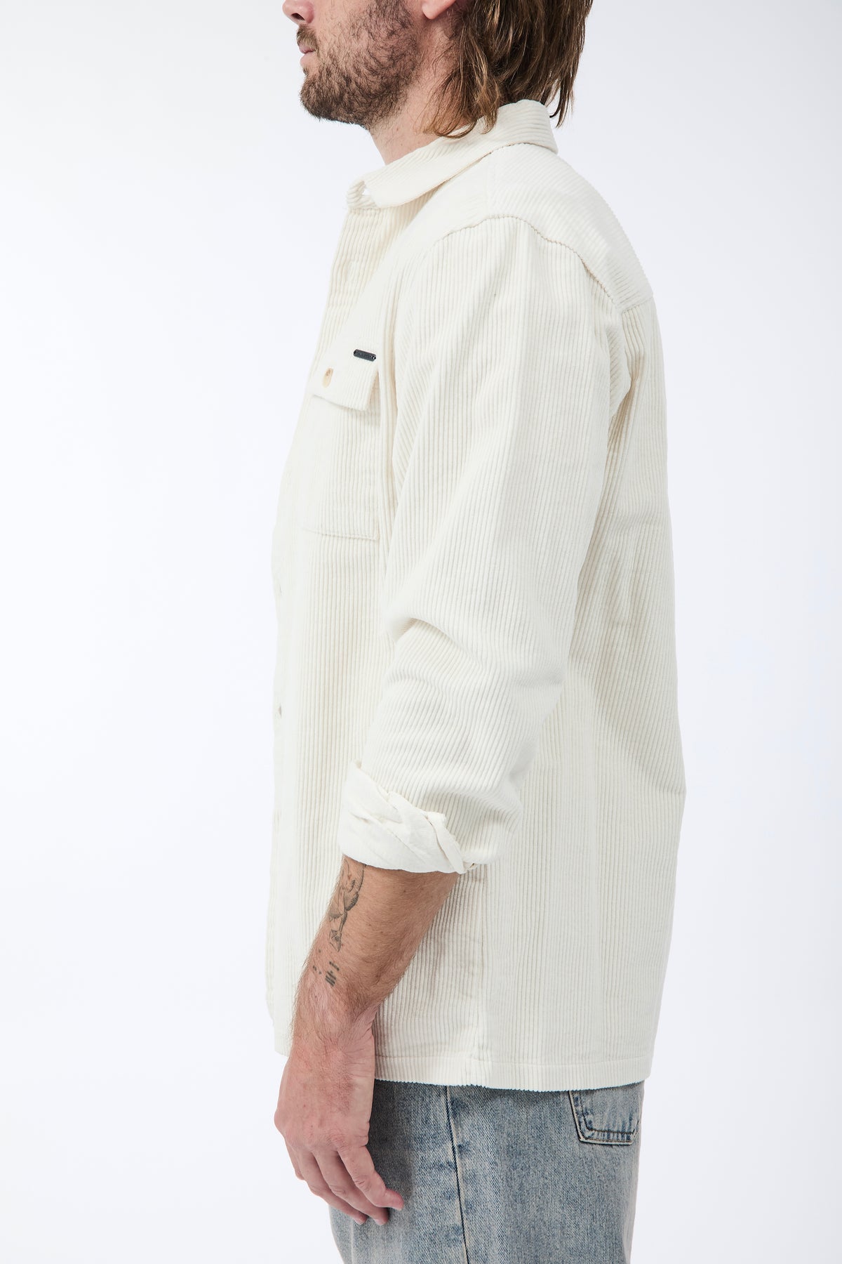 Camicia Gianni Lupo Velluto Panna 7844