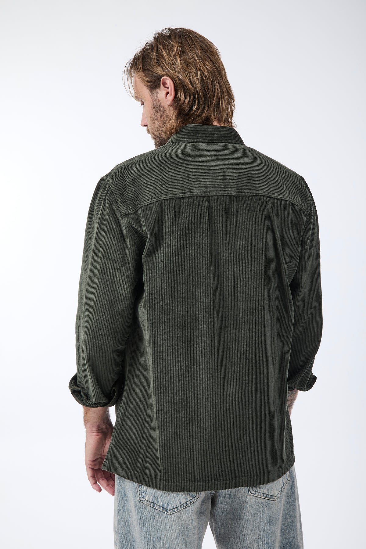 Camicia Gianni Lupo Velluto Militare 7844