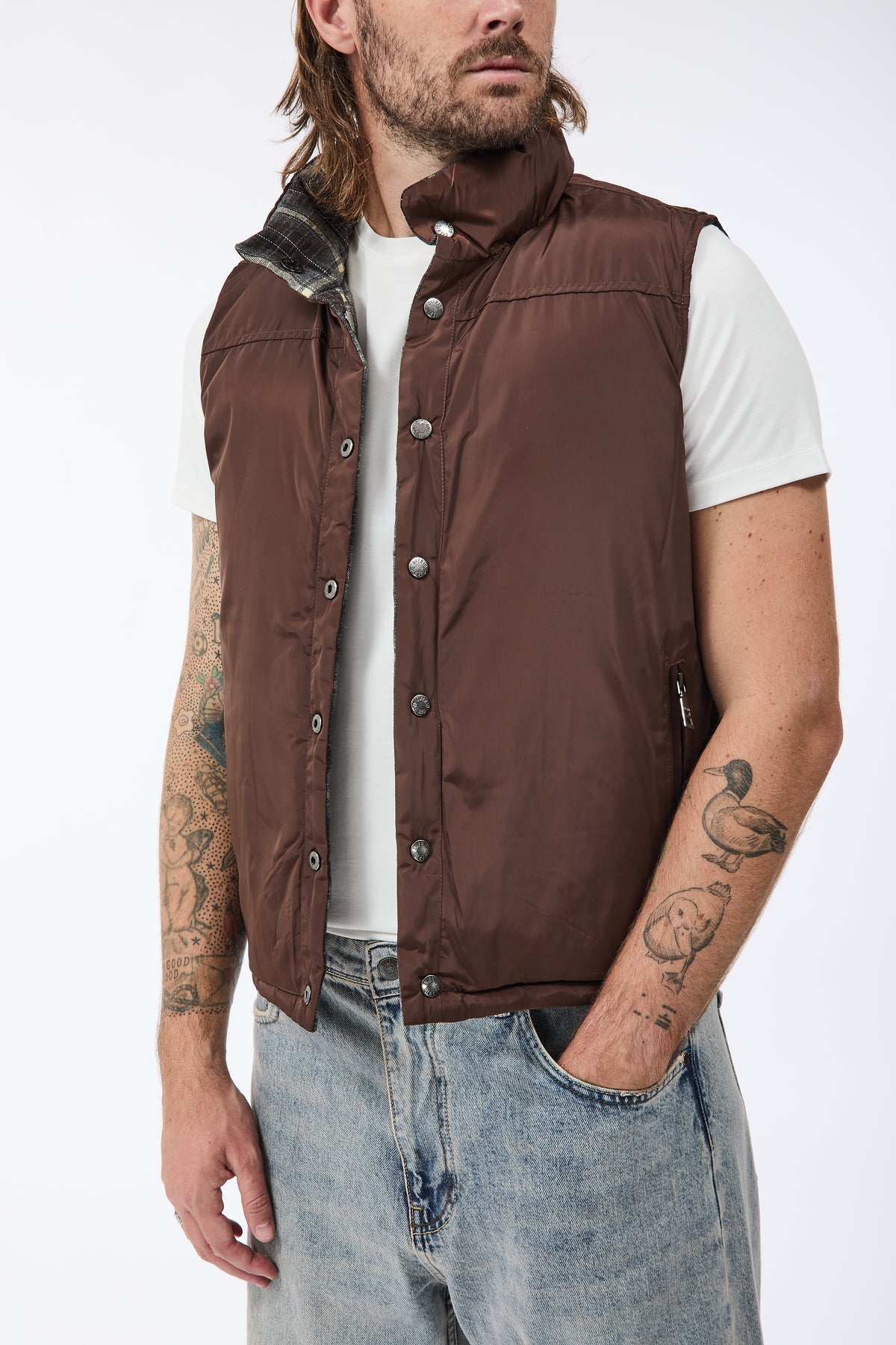 Giubbino Over-d Smanicato Reversibile J06