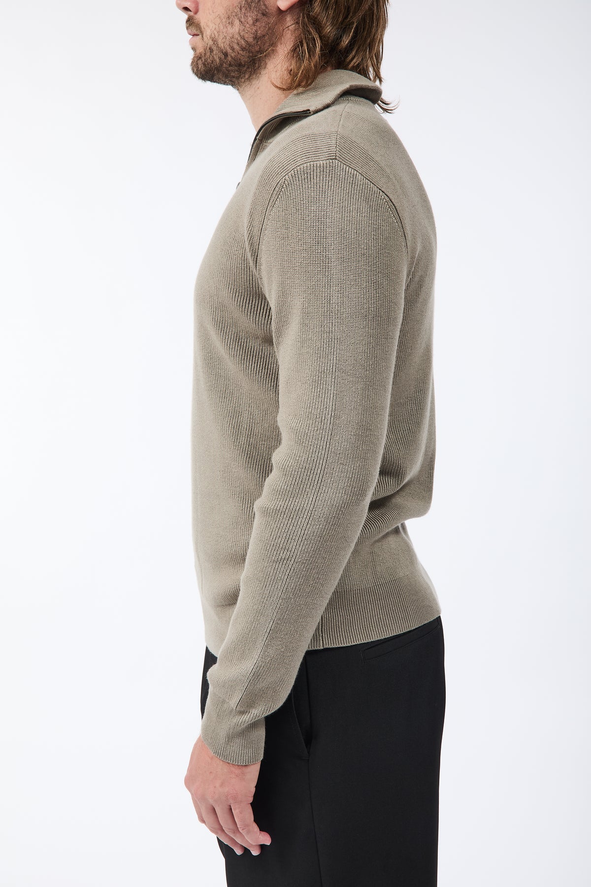 Lupetto Gianni Lupo Zip Cammello 35151