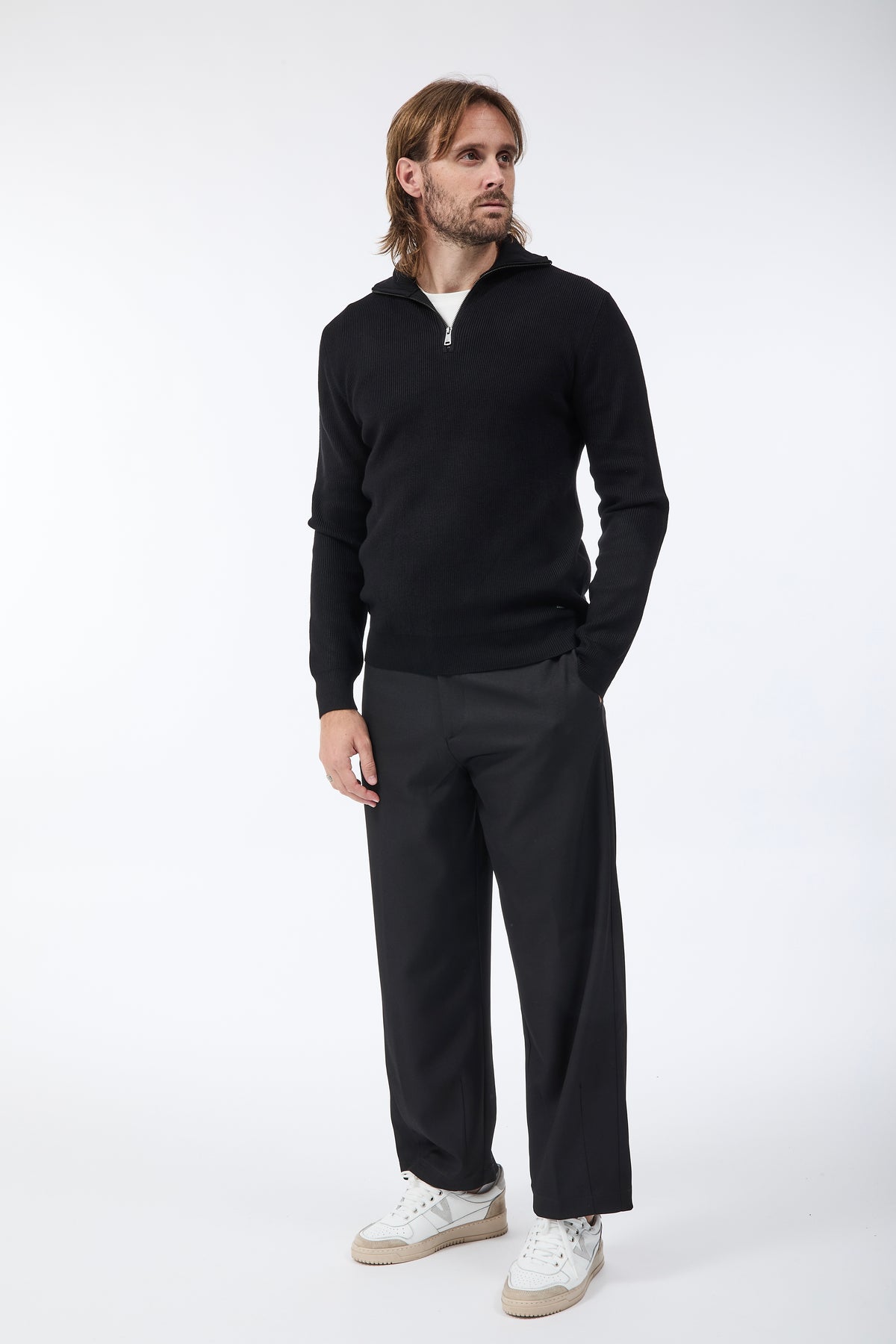 Lupetto Gianni Lupo Zip Nero 35151