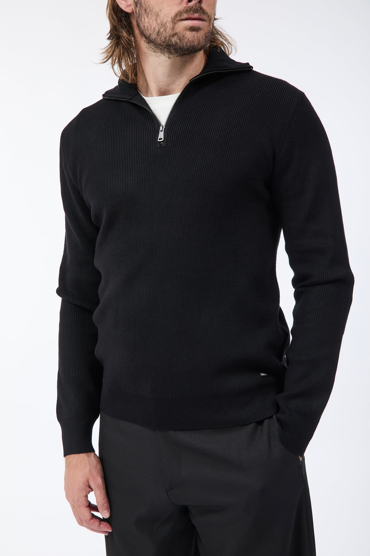 Lupetto Gianni Lupo Zip Nero 35151