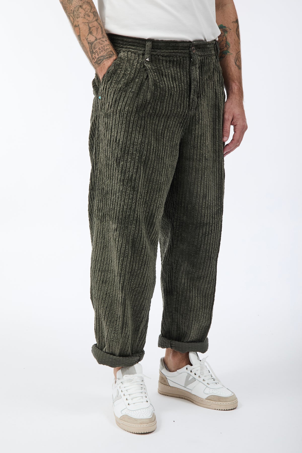 Pantalone Berna Rocciatore Velluto Oliva
