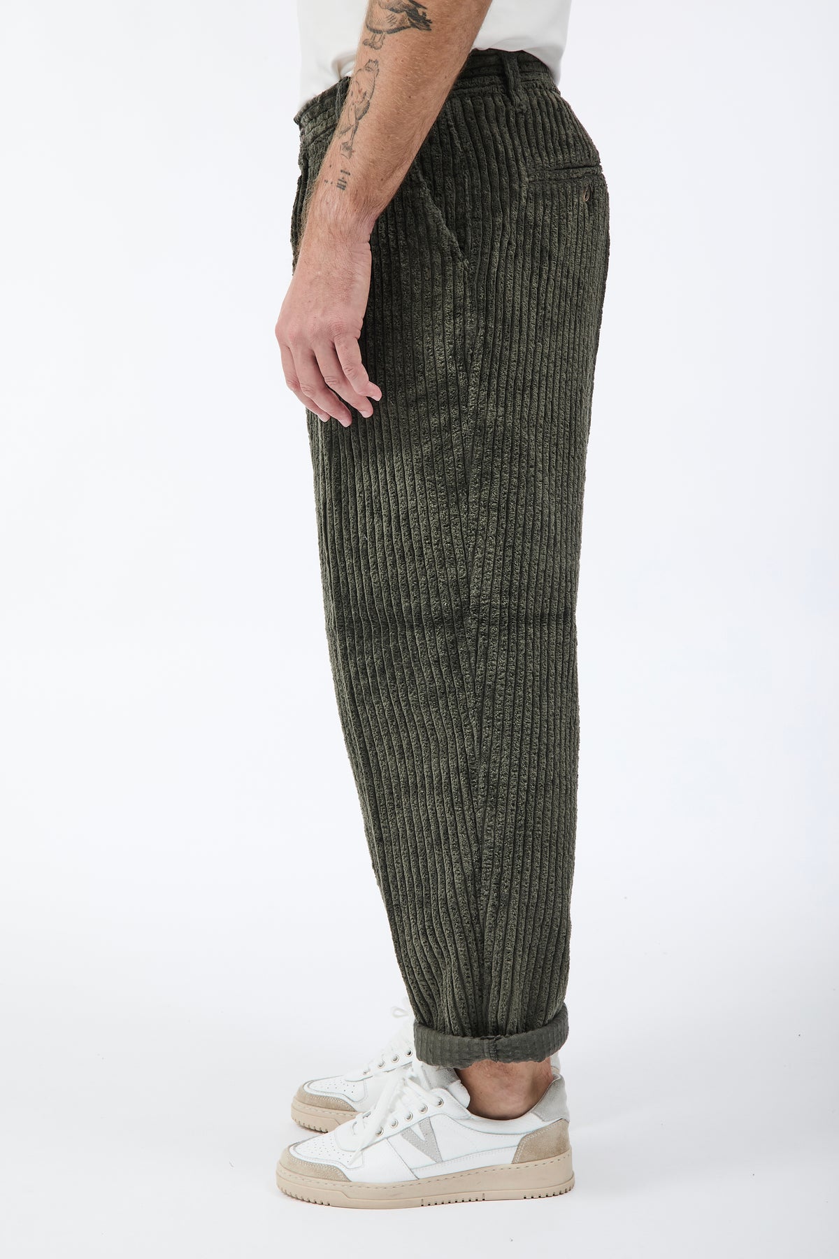 Pantalone Berna Rocciatore Velluto Oliva