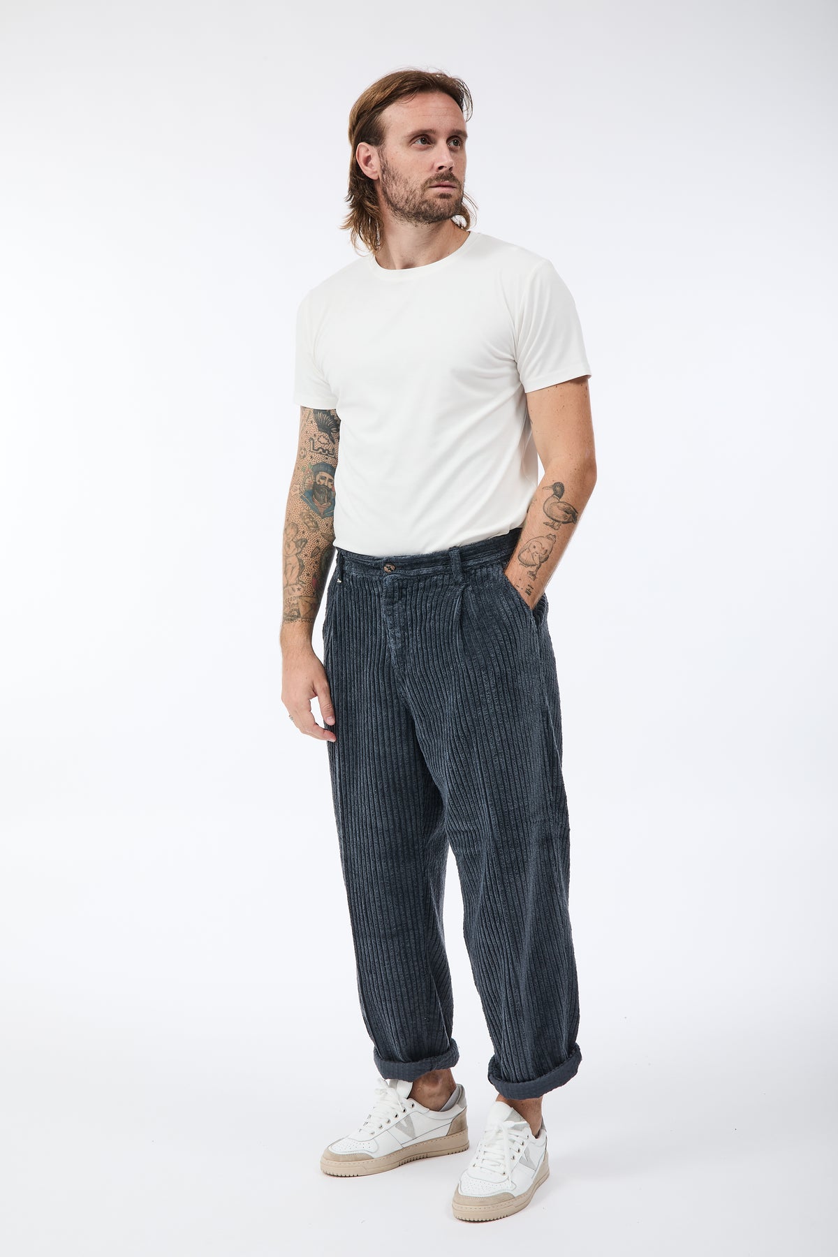 Pantalone Berna Rocciatore Velluto Antracite