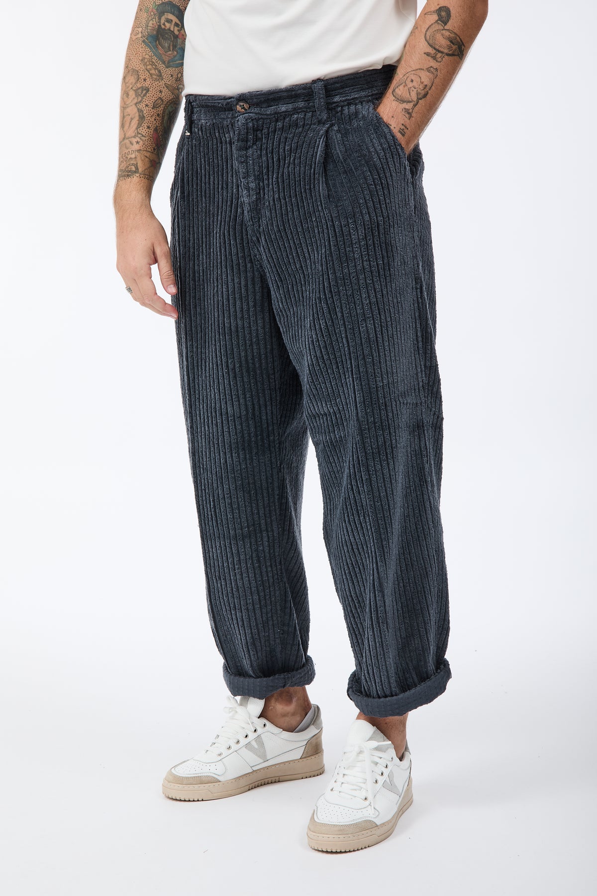 Pantalone Berna Rocciatore Velluto Antracite
