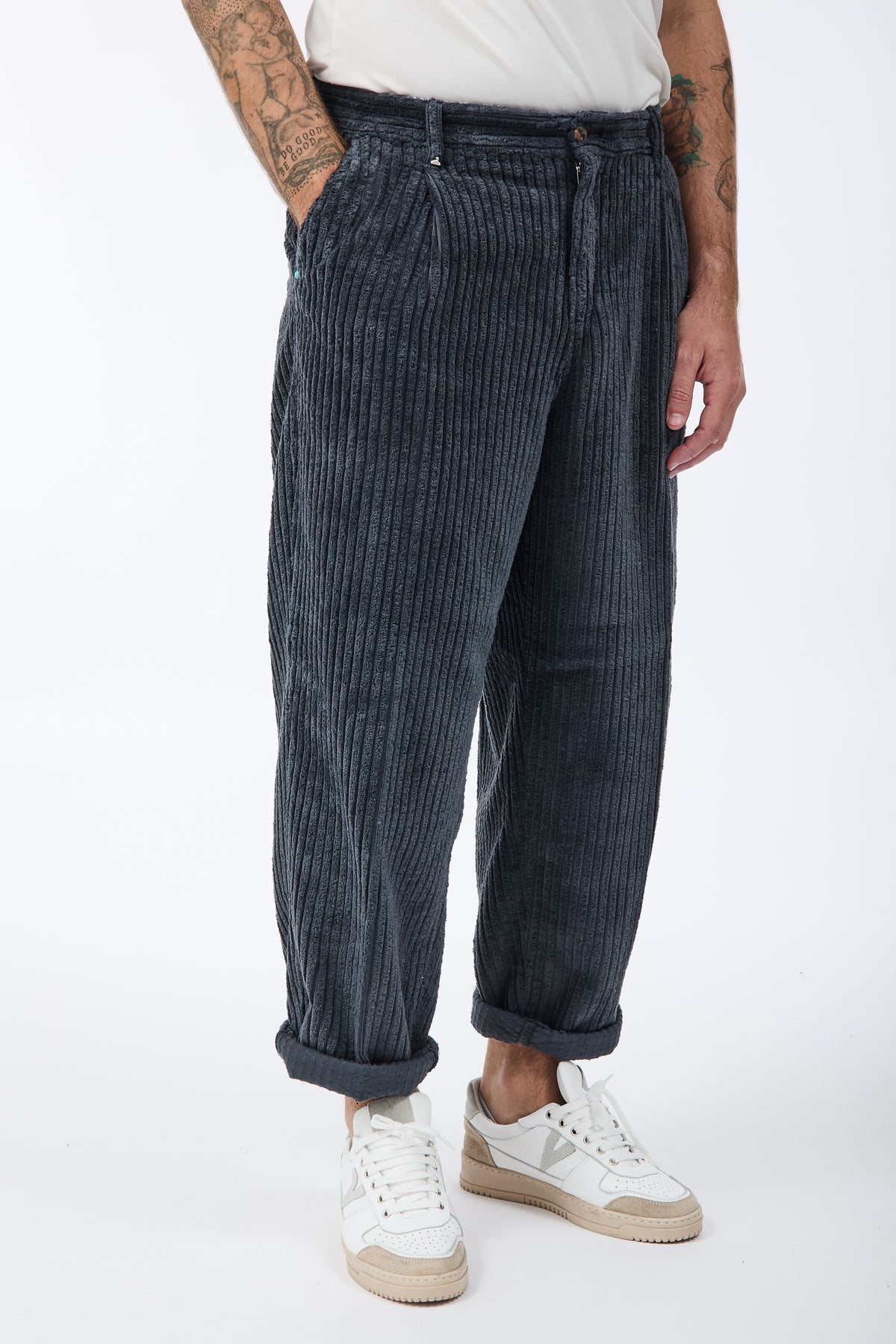 Pantalone Berna Rocciatore Velluto Antracite