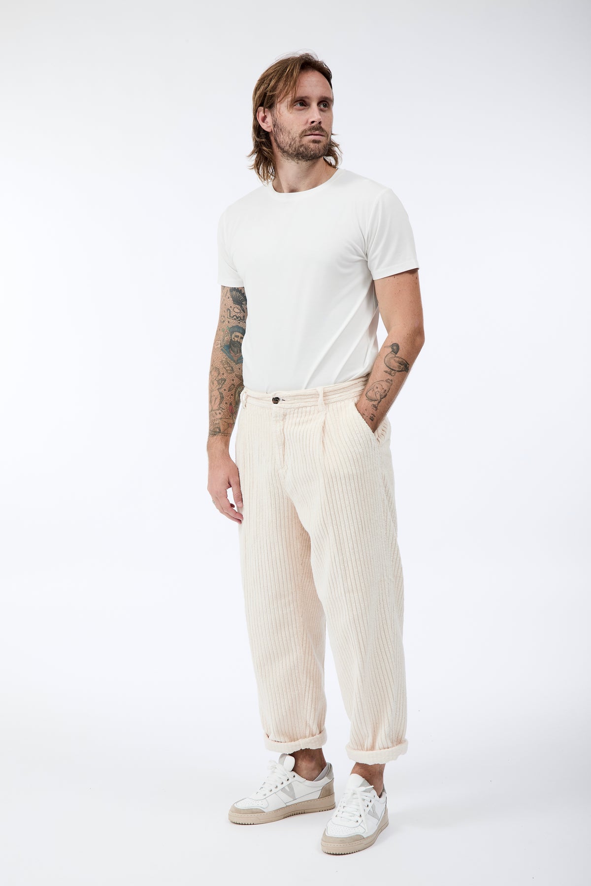 Pantalone Berna Rocciatore Velluto Panna