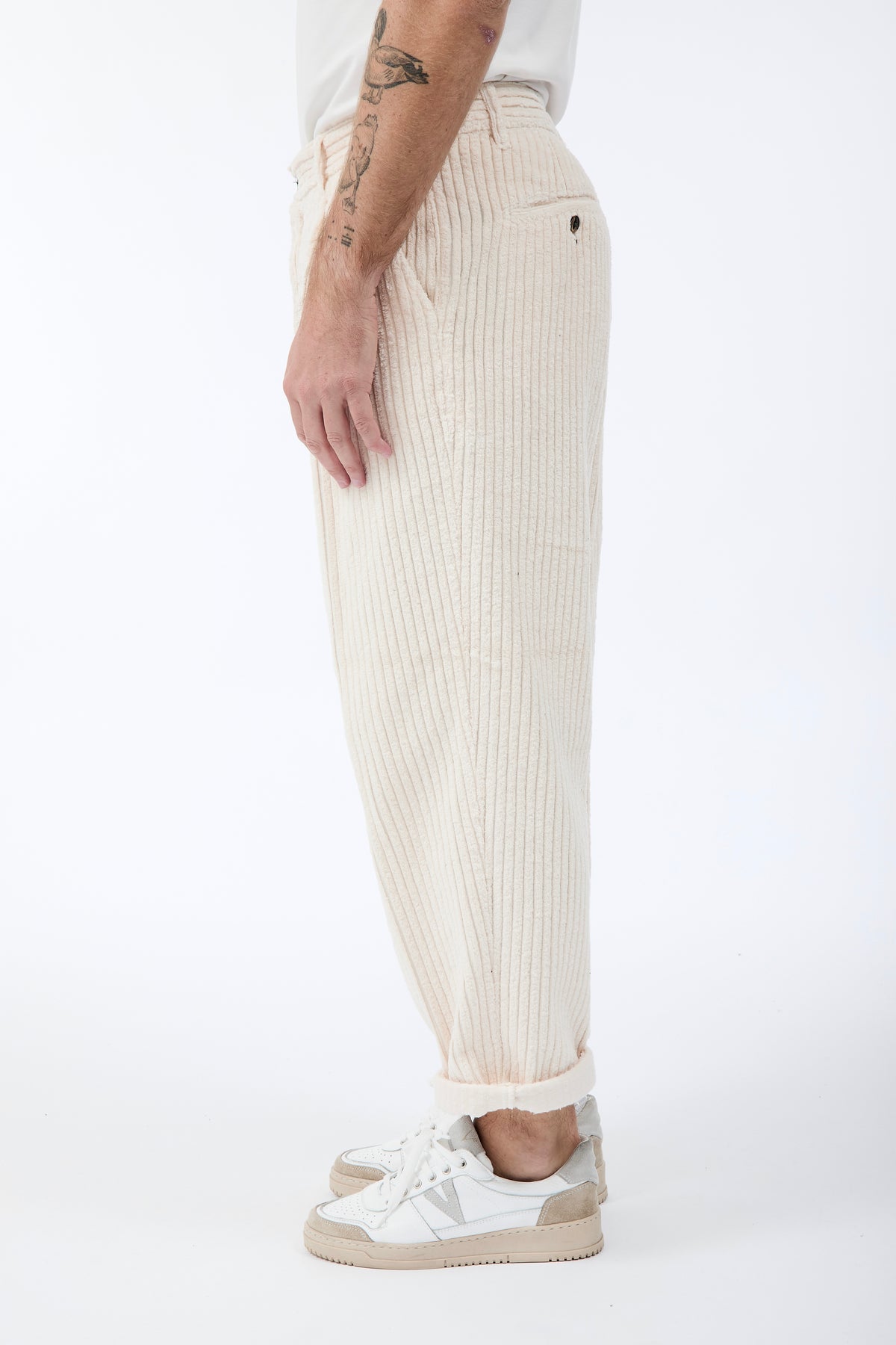 Pantalone Berna Rocciatore Velluto Panna