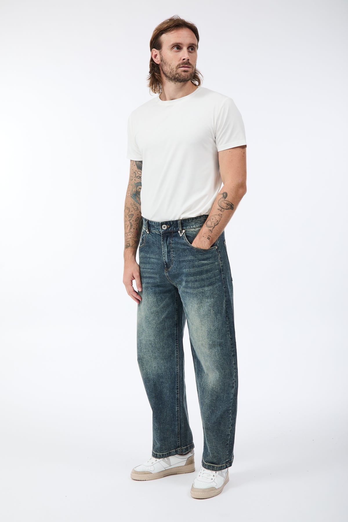 Jeans Berna Balloon The scuro