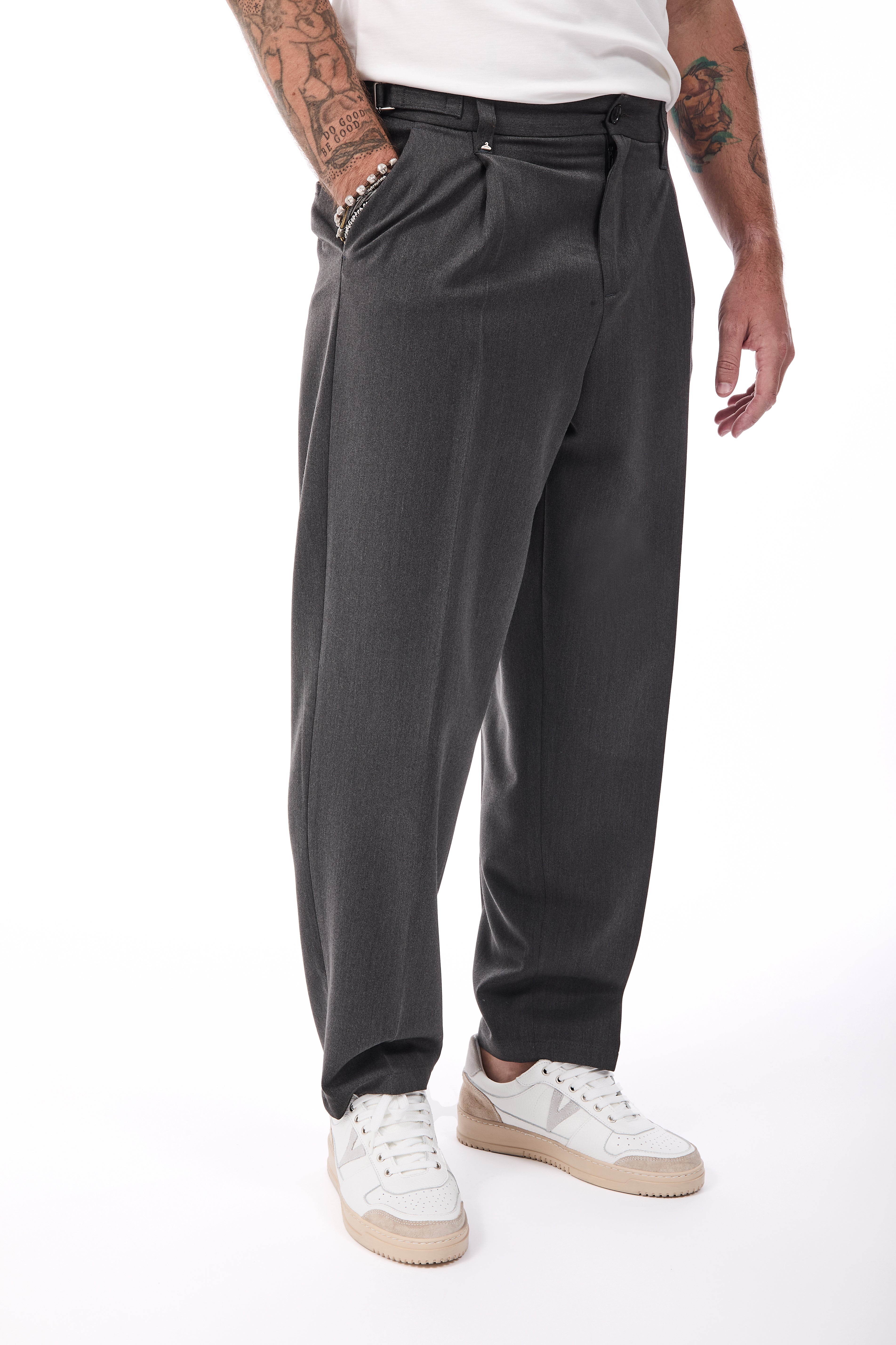 Pantalone Berna Fibbie Antracite
