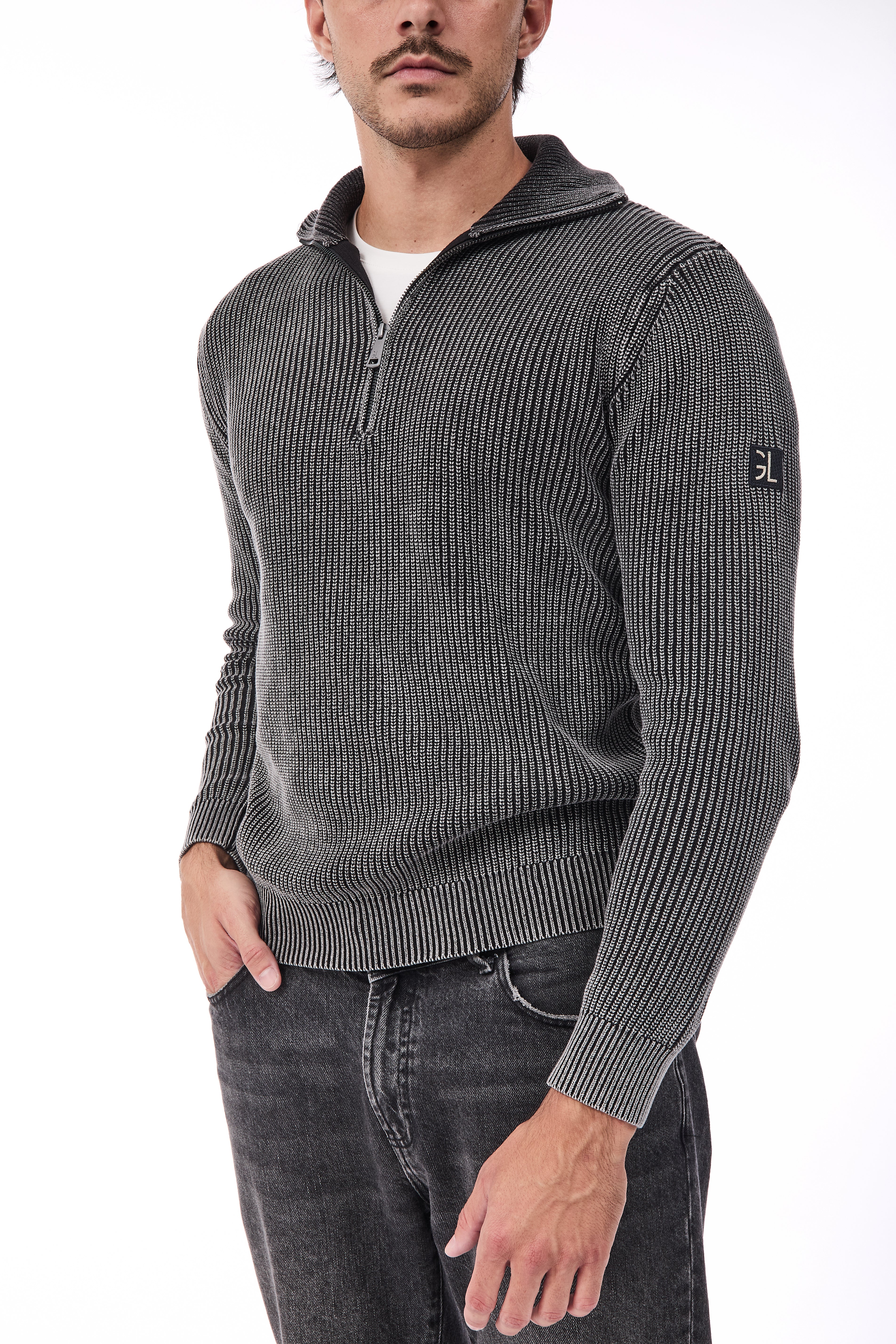 Maglione Gianni Lupo Nero 35602