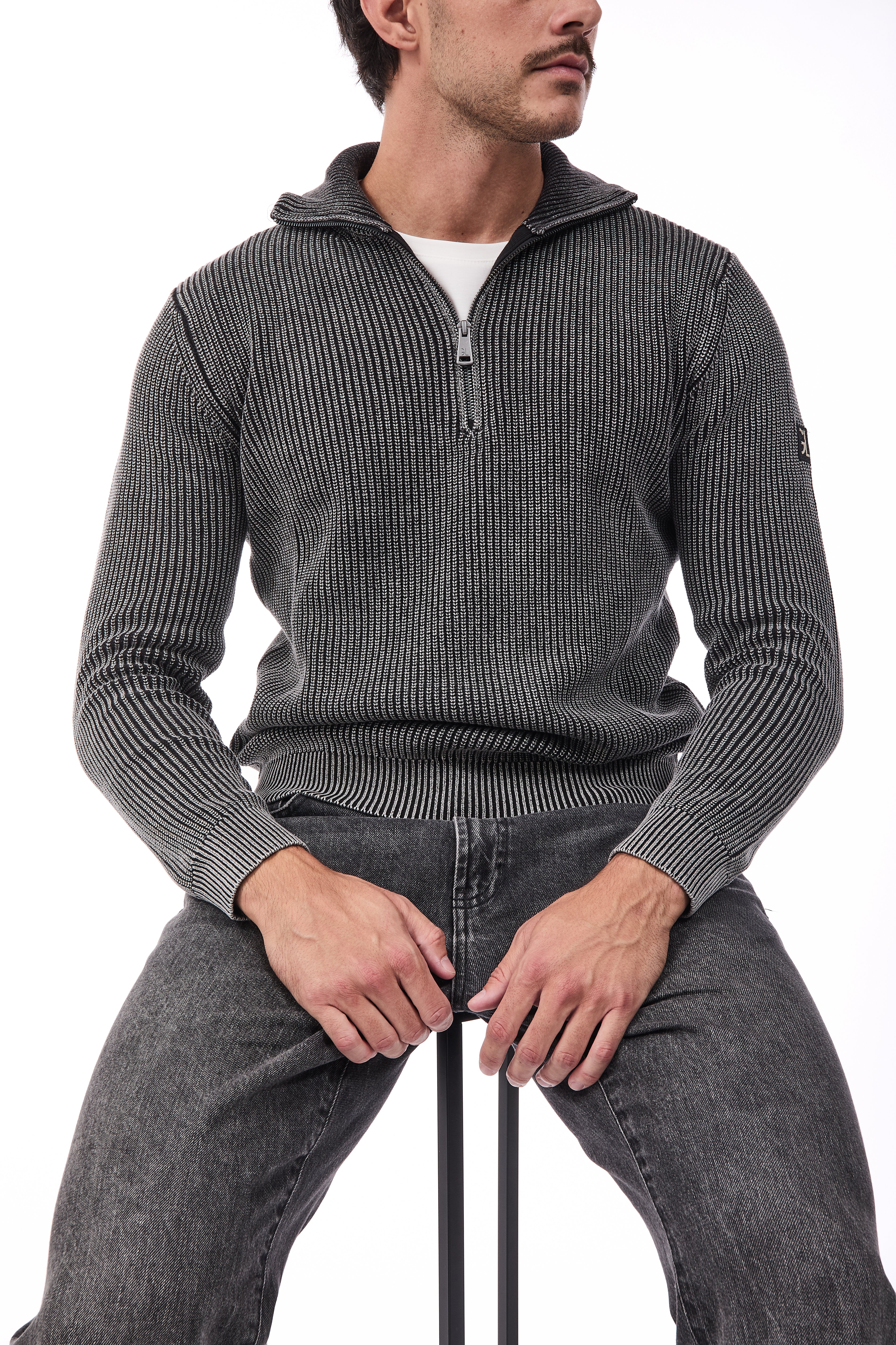 Maglione Gianni Lupo Nero 35602