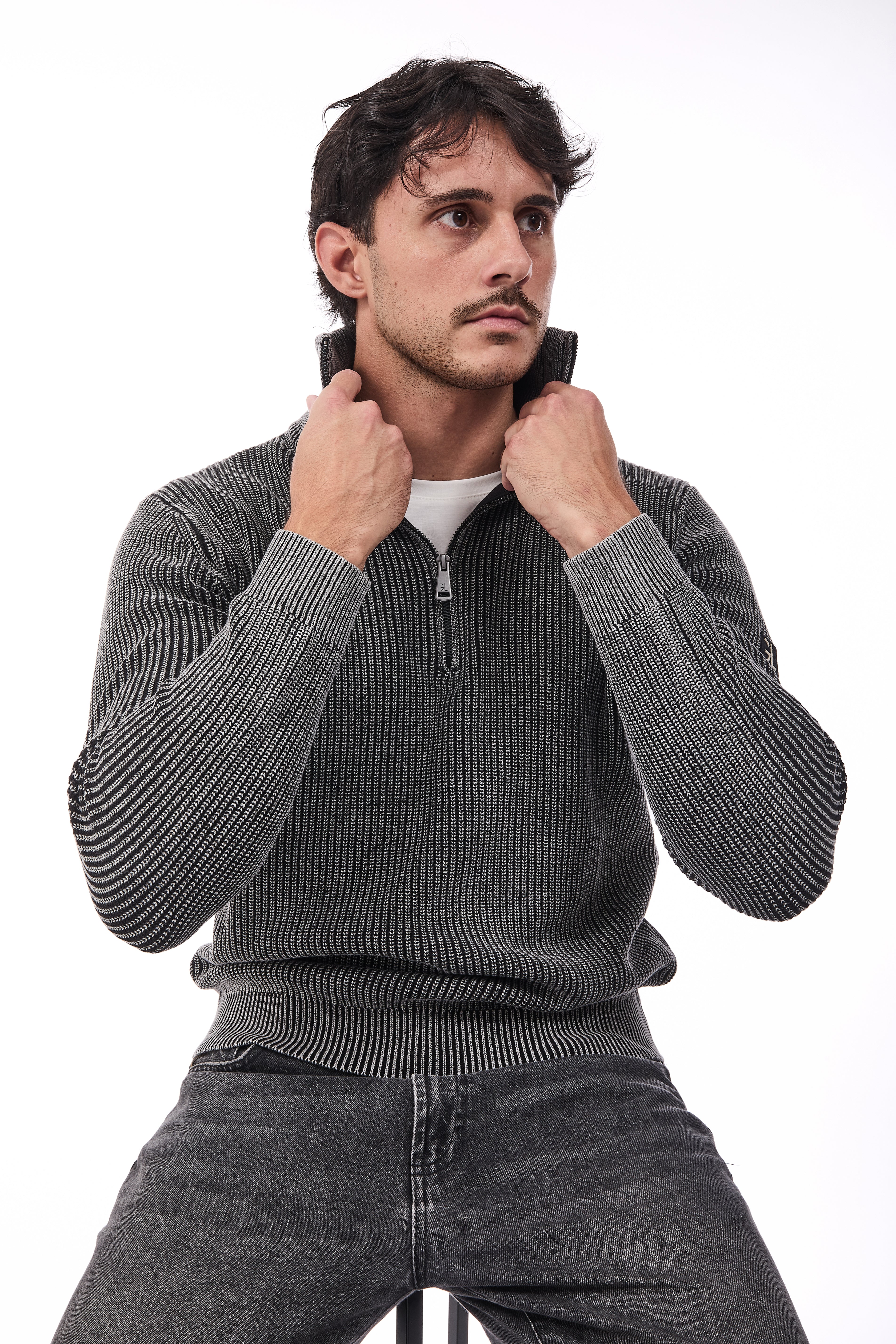 Maglione Gianni Lupo Nero 35602
