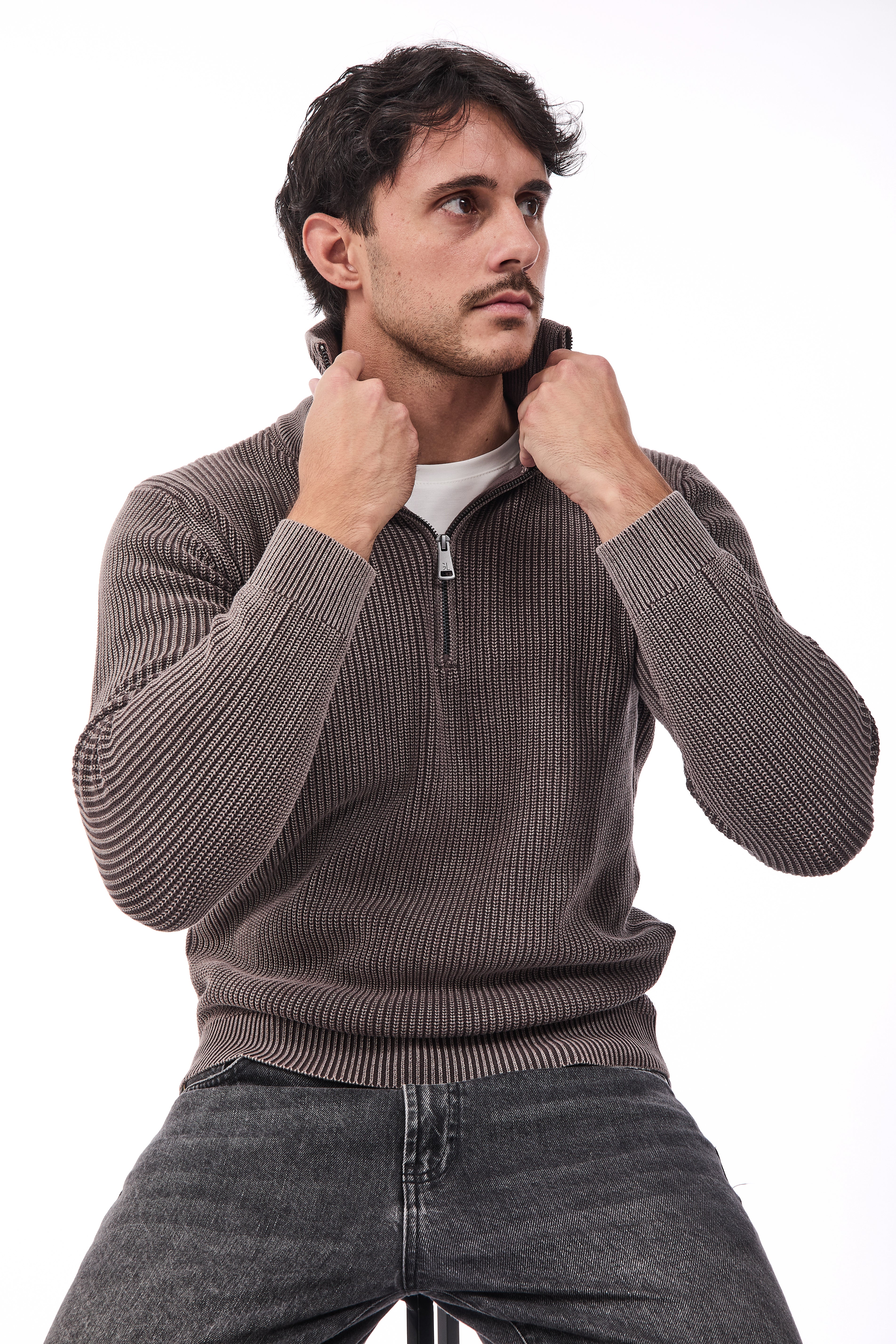 Maglione Gianni Lupo Caffè 35602
