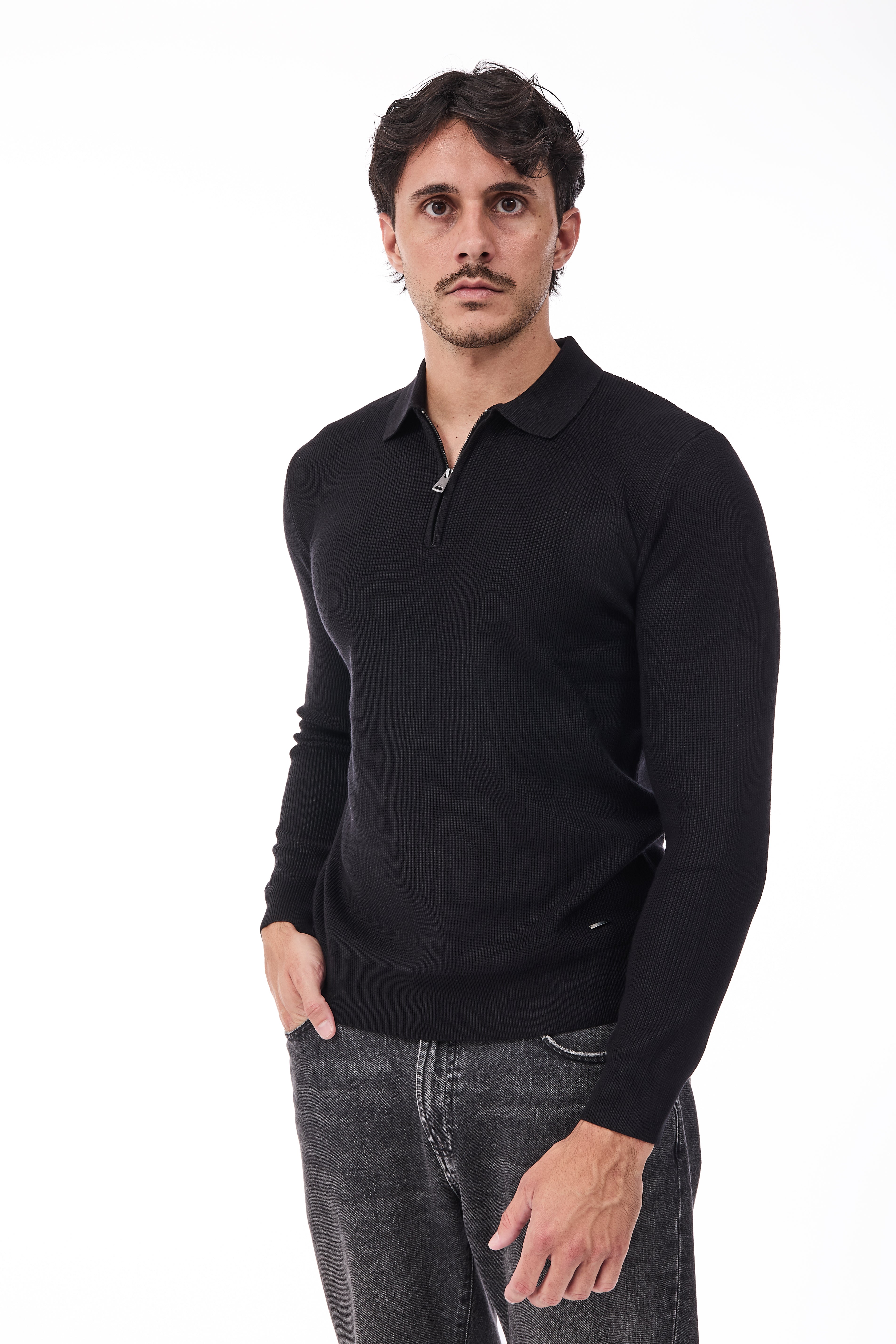 Maglione Gianni Lupo Nero 35133