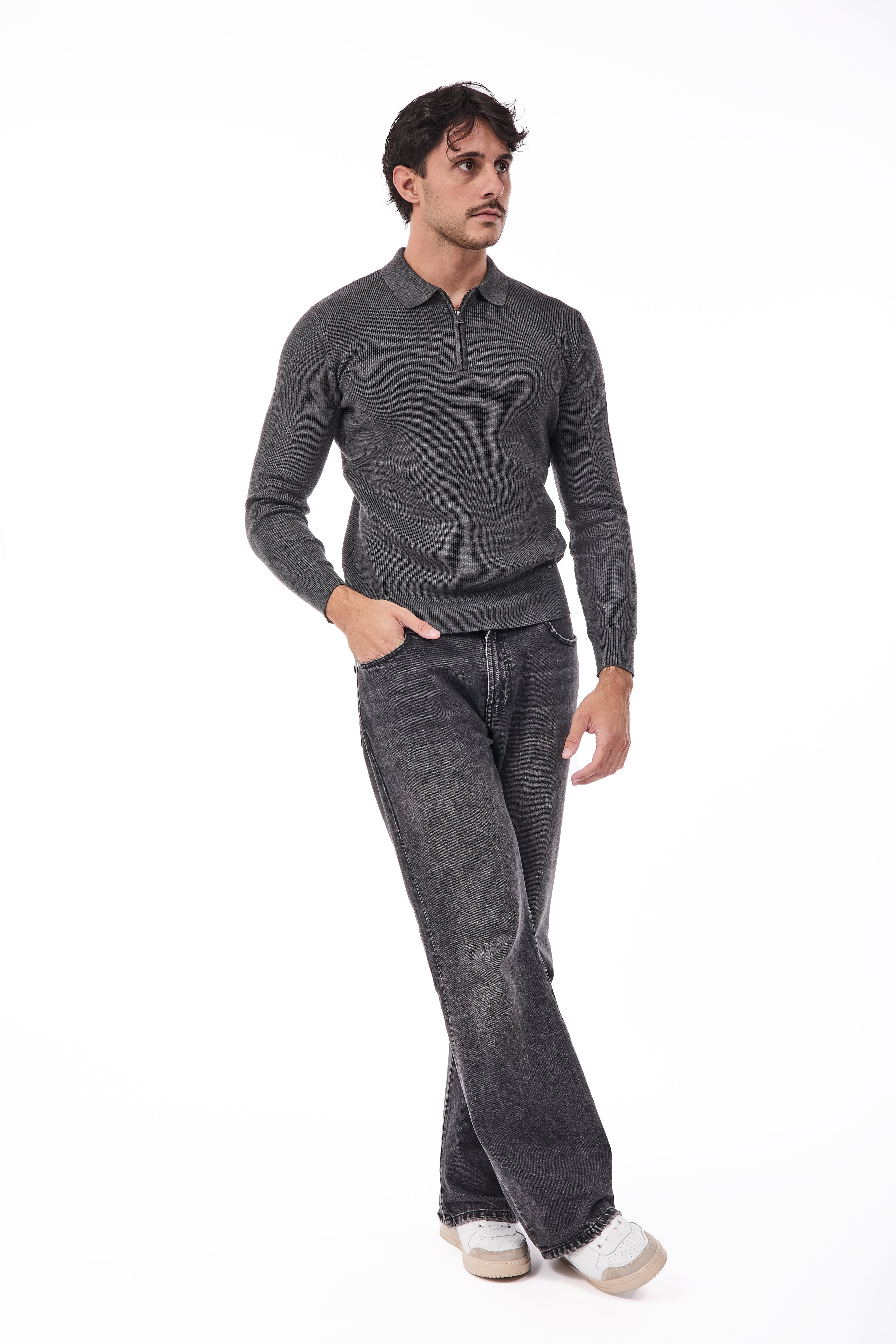 Maglione Gianni Lupo Dark Grey 35133