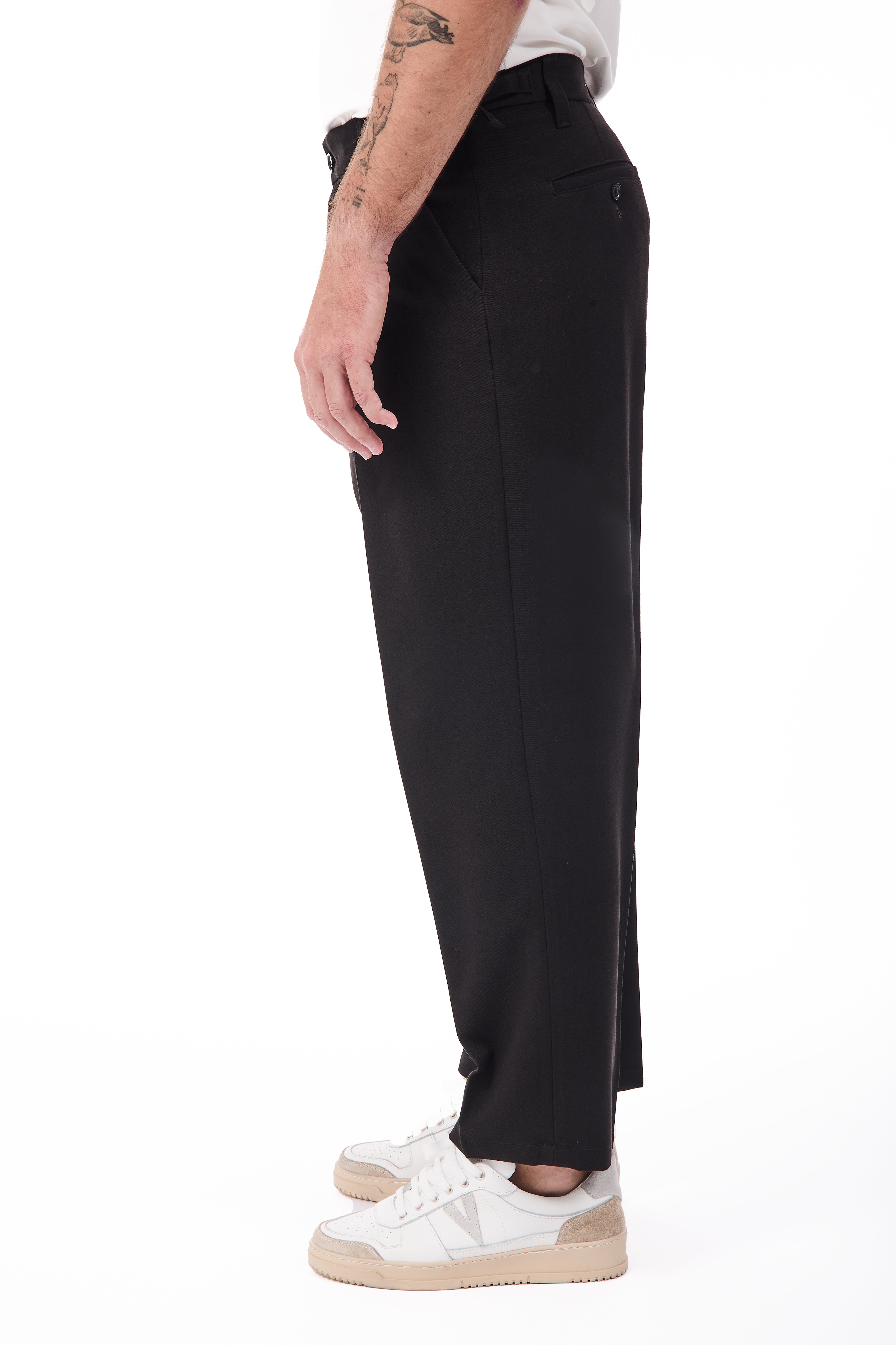 Pantalone Berna Fibbie Nero