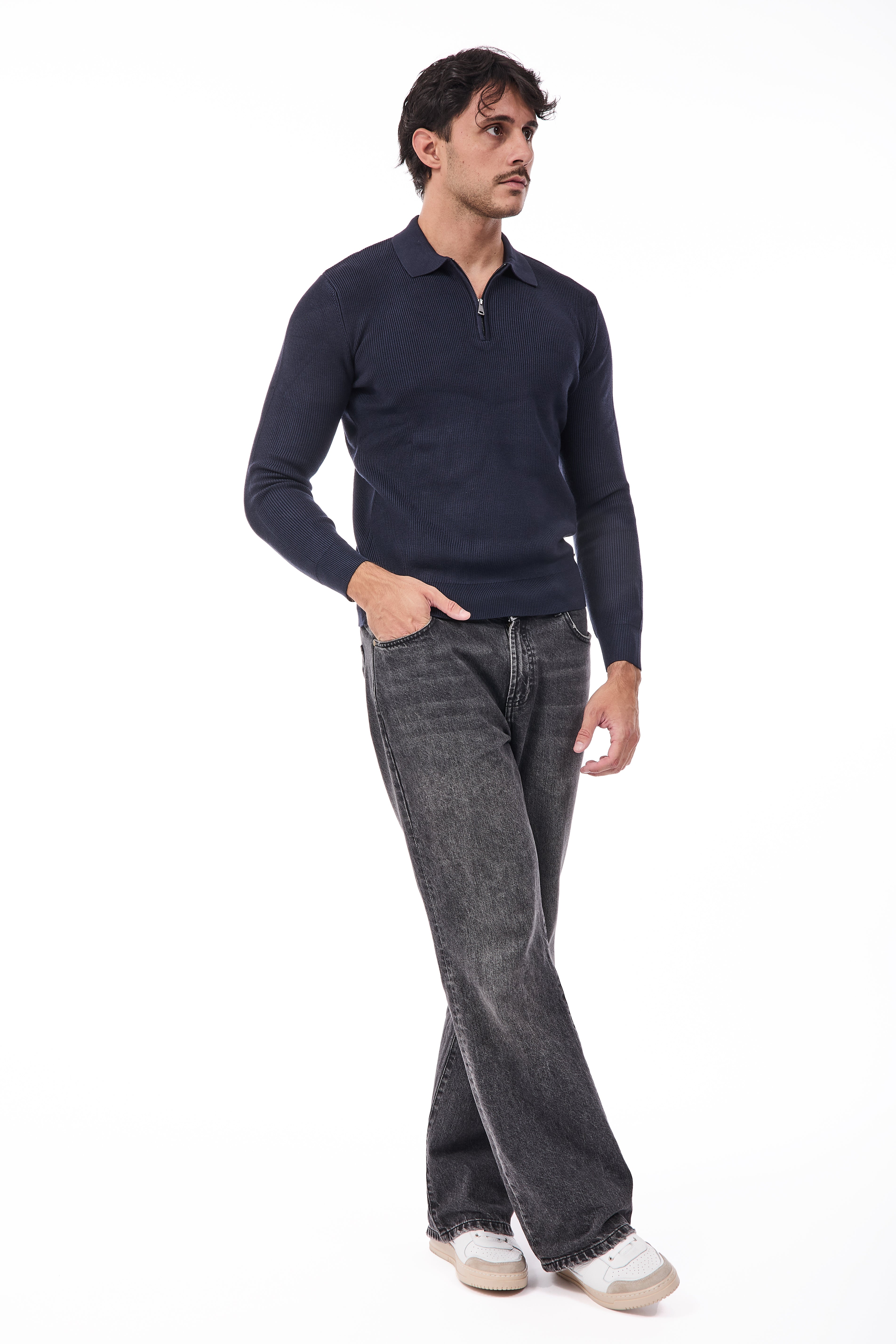 Maglione Gianni Lupo Navy 35133