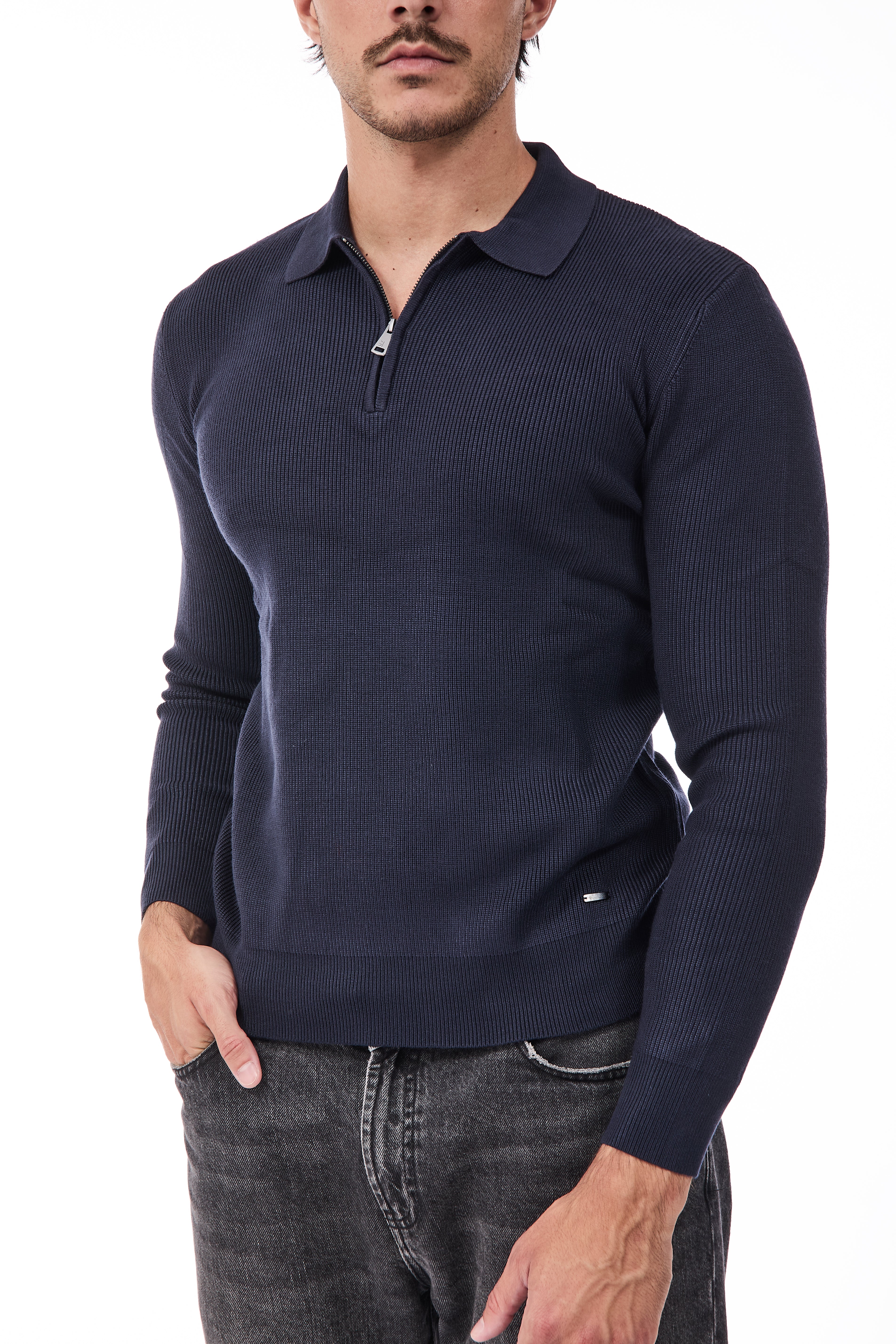 Maglione Gianni Lupo Navy 35133