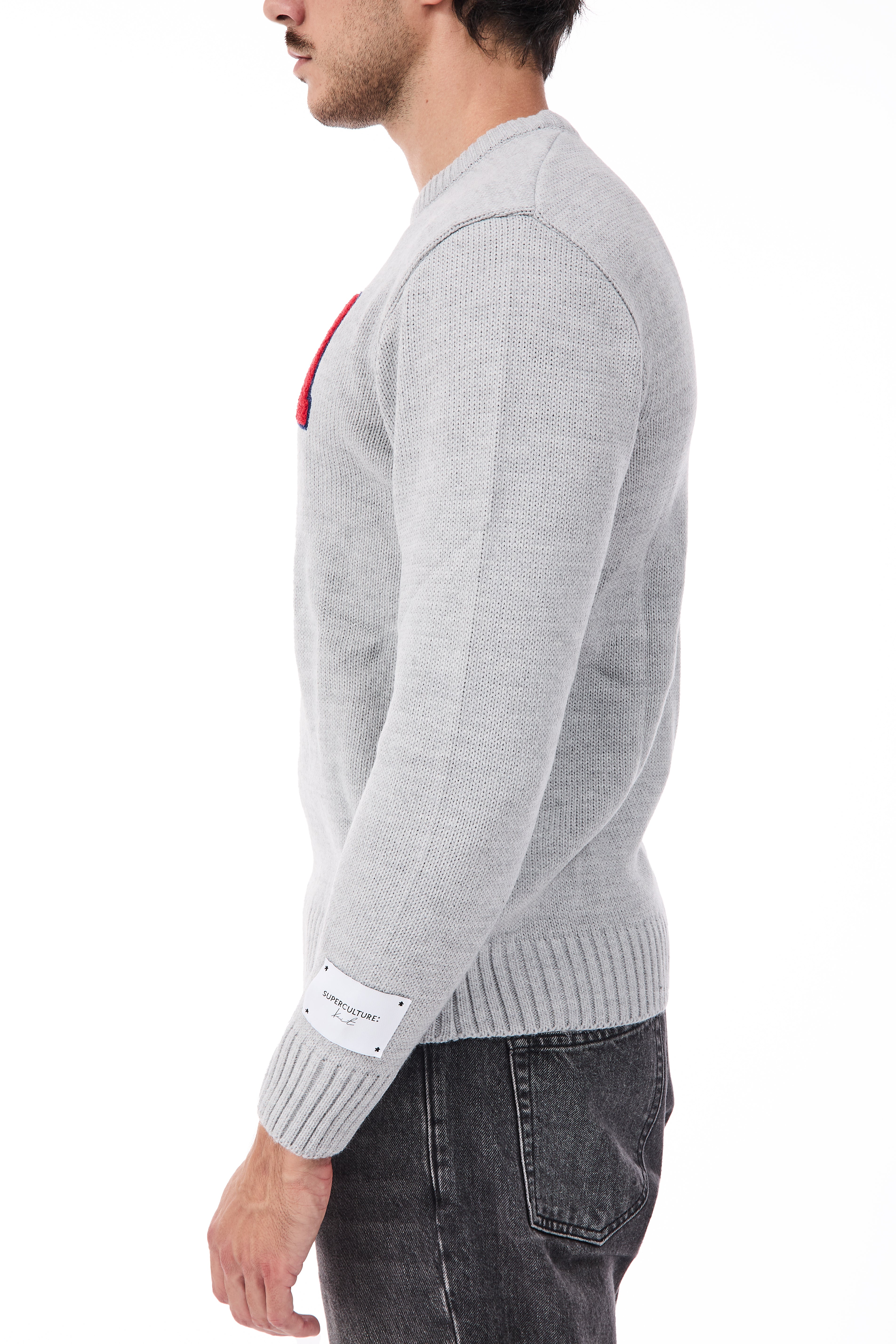 Maglione Superculture AK7009 Grigio