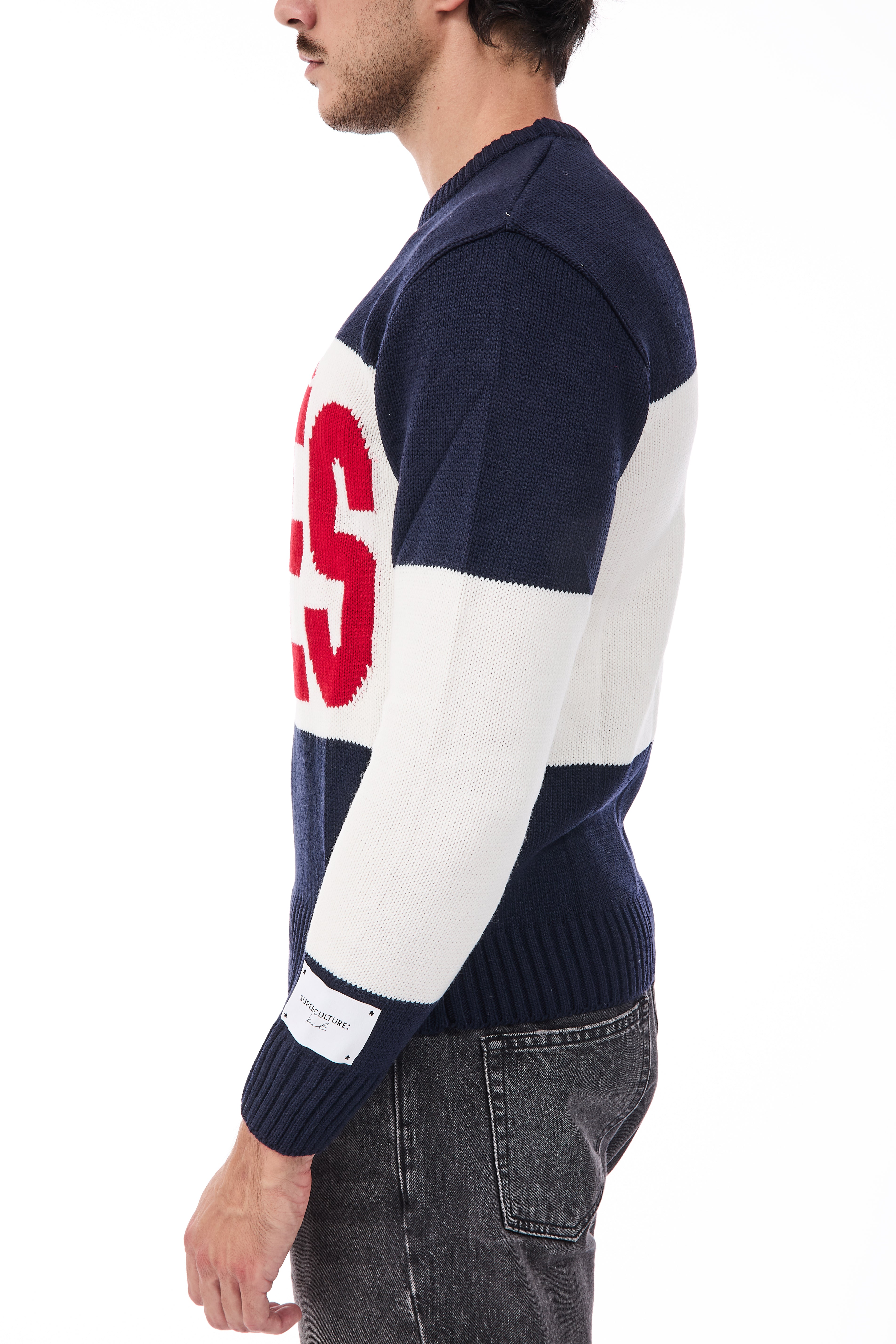 Maglione Superculture AK7031 Blu