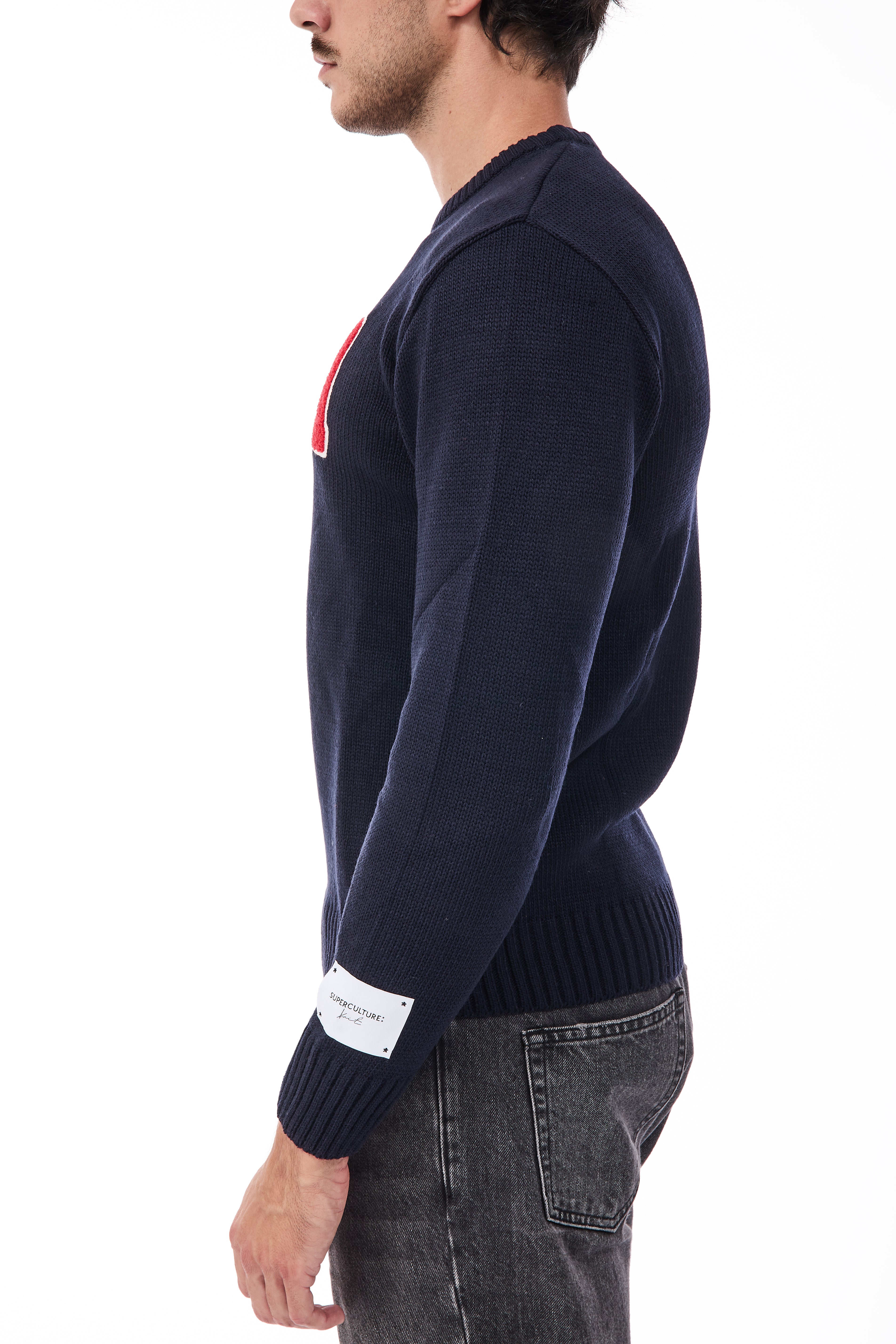 Maglione Superculture AK7009 Blu