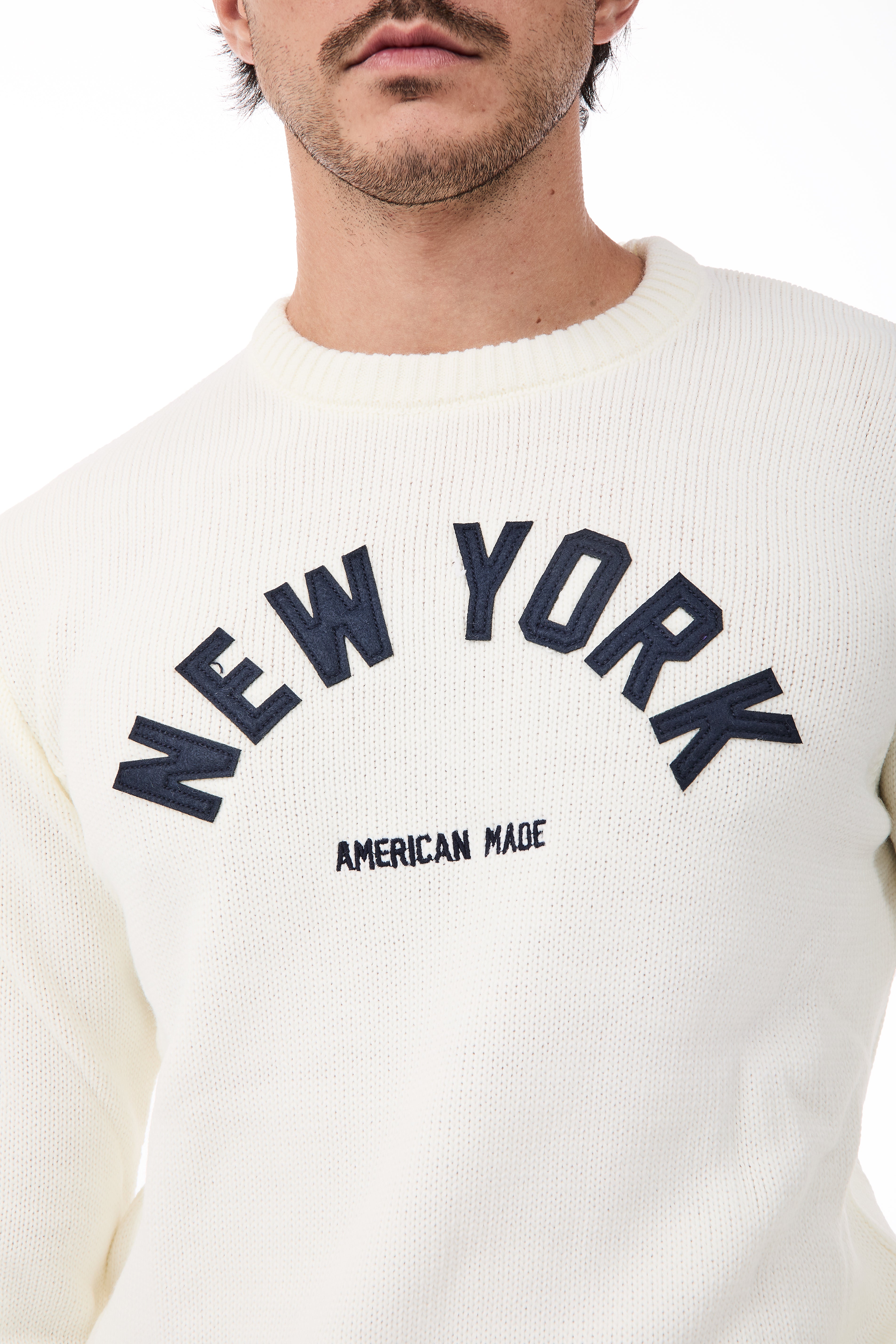 Maglione Superculture AK7011 Bianco