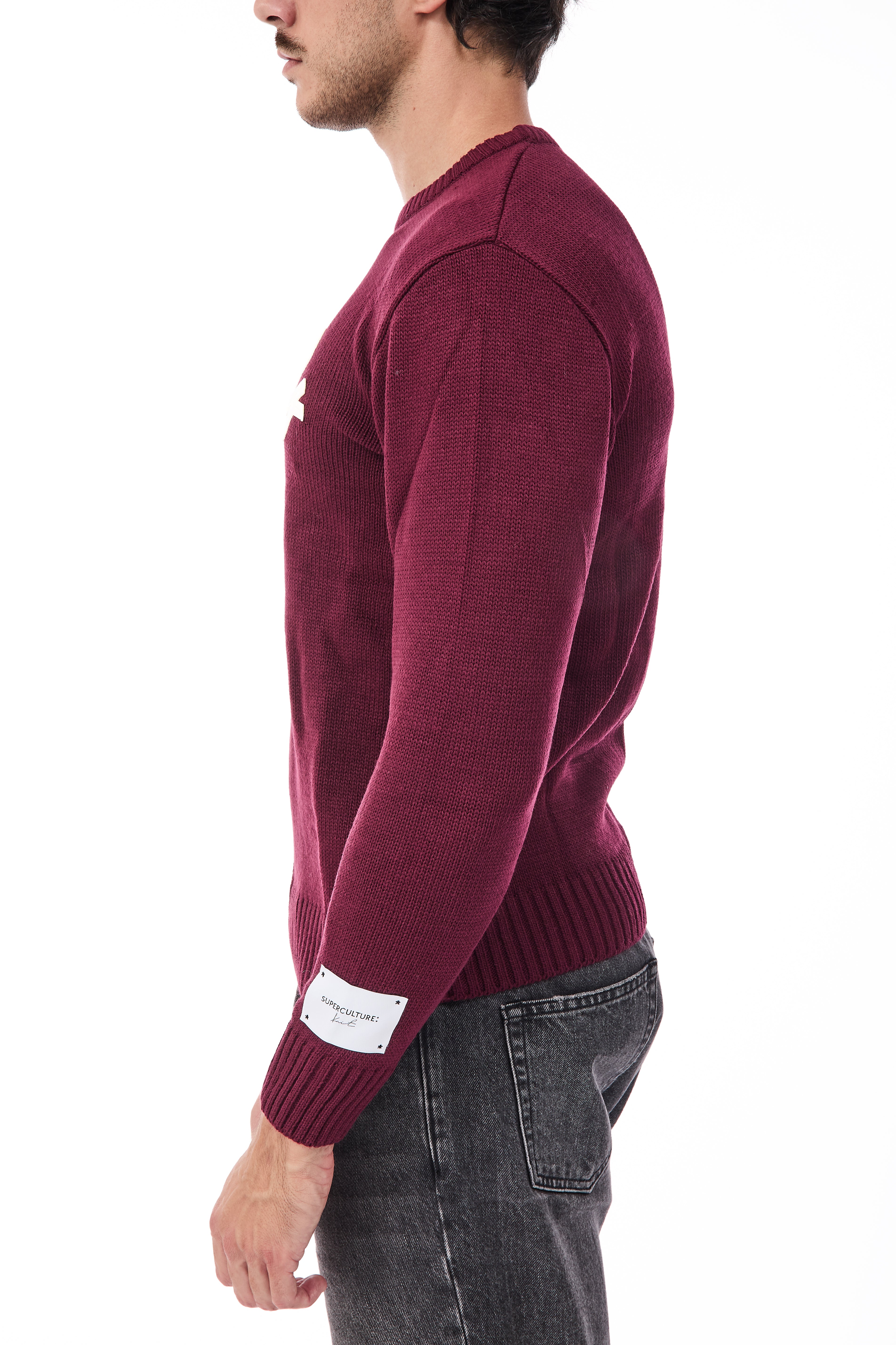 Maglione Superculture AK7011 Bordeaux