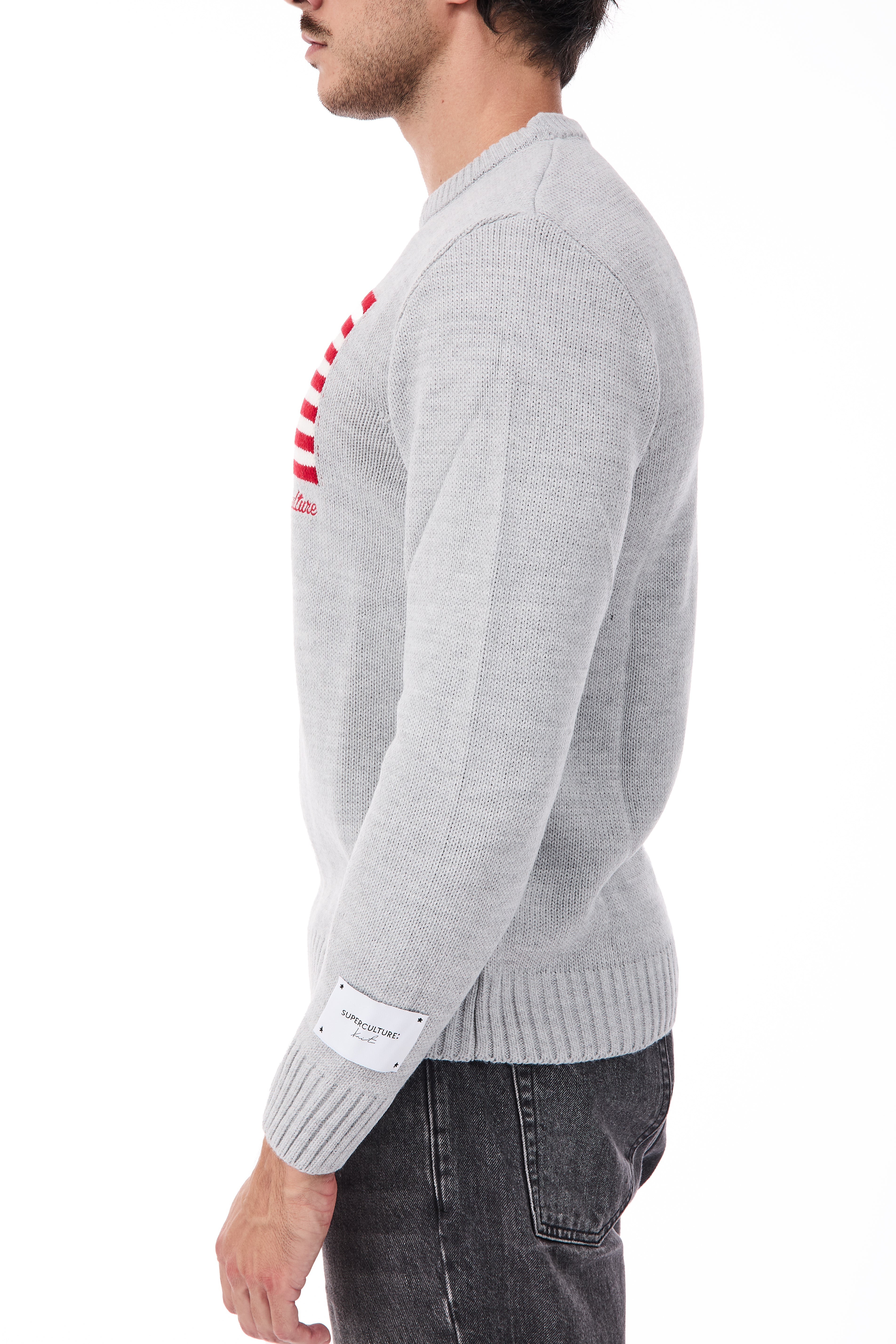 Maglione Superculture AK7021 Grigio