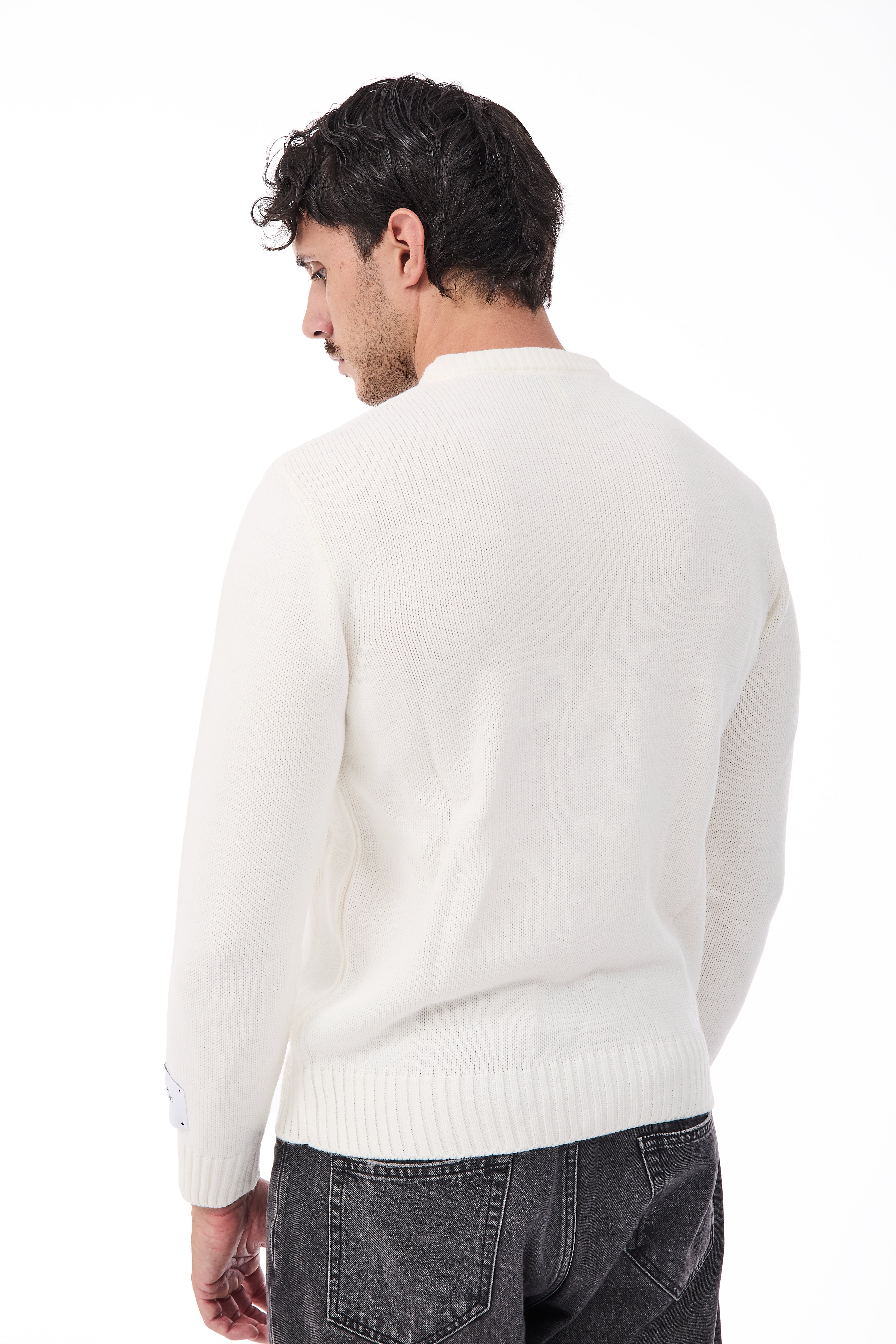 Maglione Superculture AK7043 Bianco